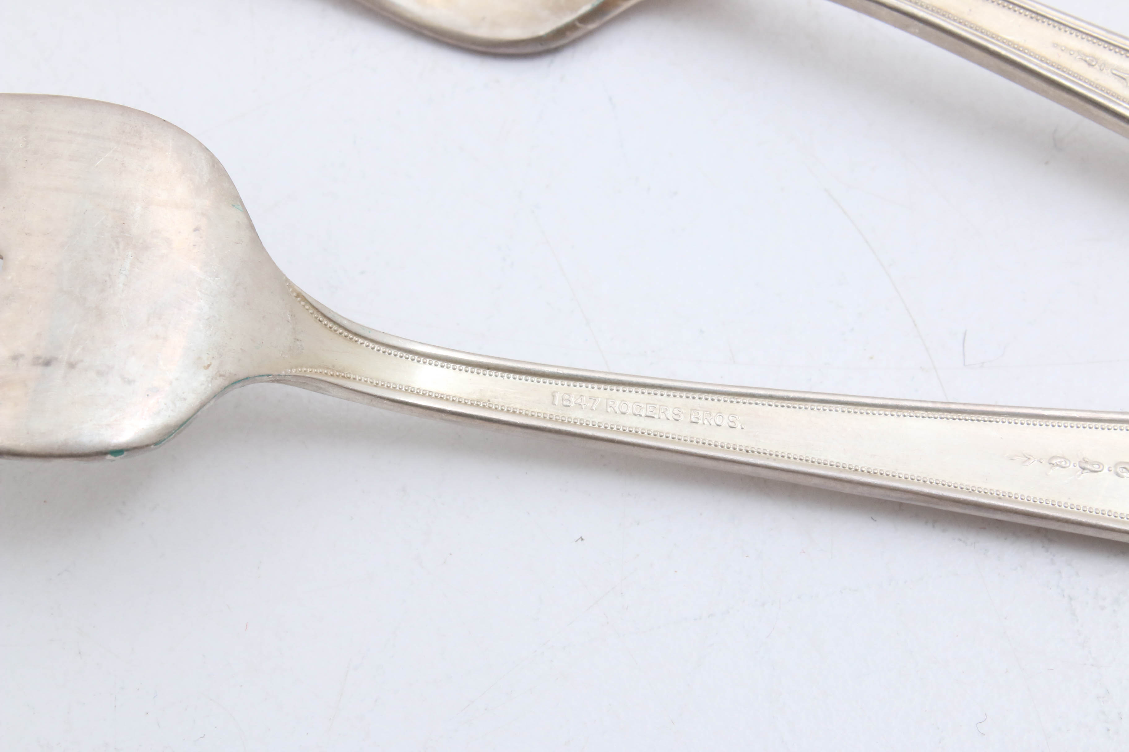 Vintage Rogers Bros. Silver Plated "Ancestral" Flatware Set