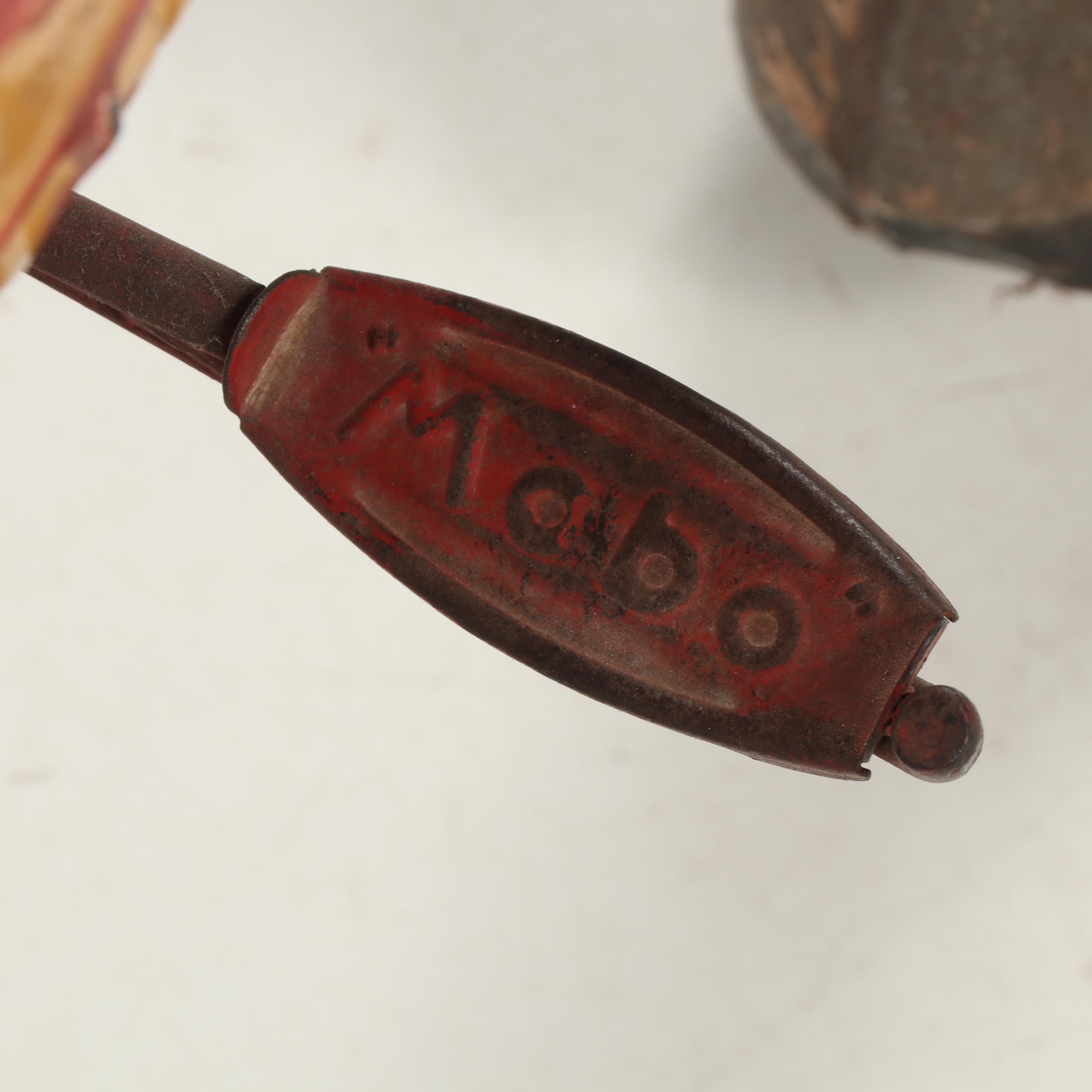 Vintage Mobo Tin Bronco Ride-on Pedal Horse, Circa 1940's