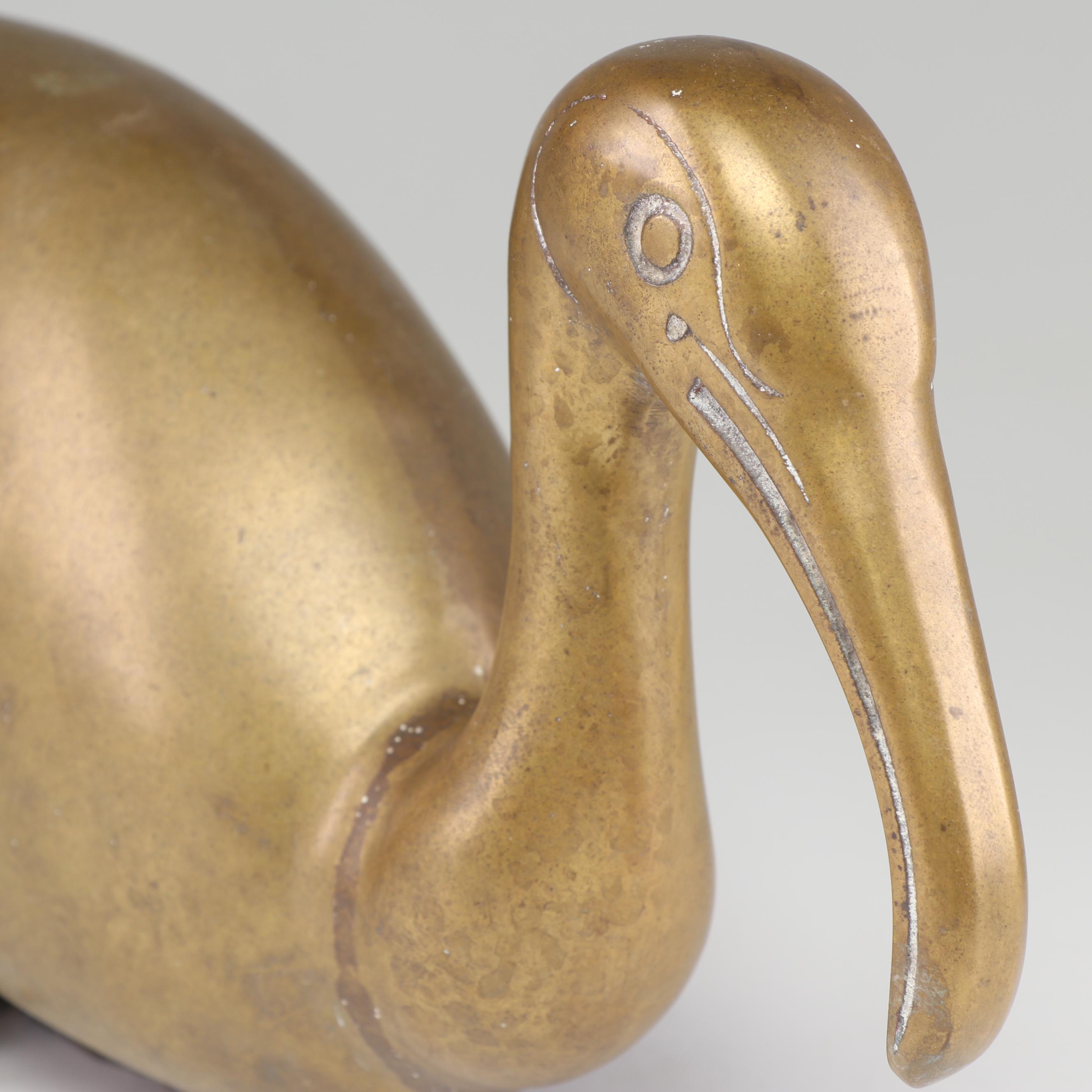 Brass Dodo Bird Figurine, Mid 20th Century