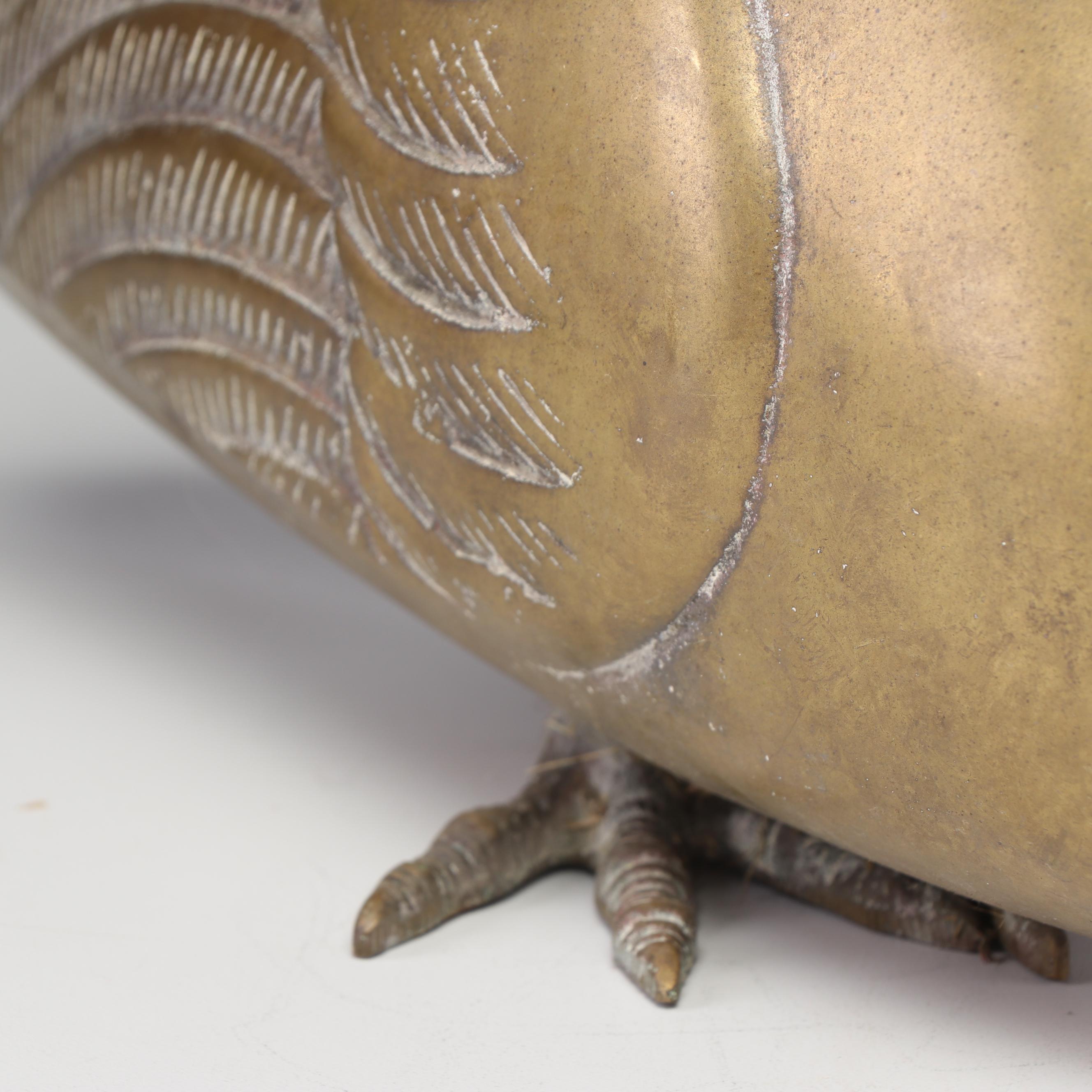 Brass Dodo Bird Figurine, Mid 20th Century