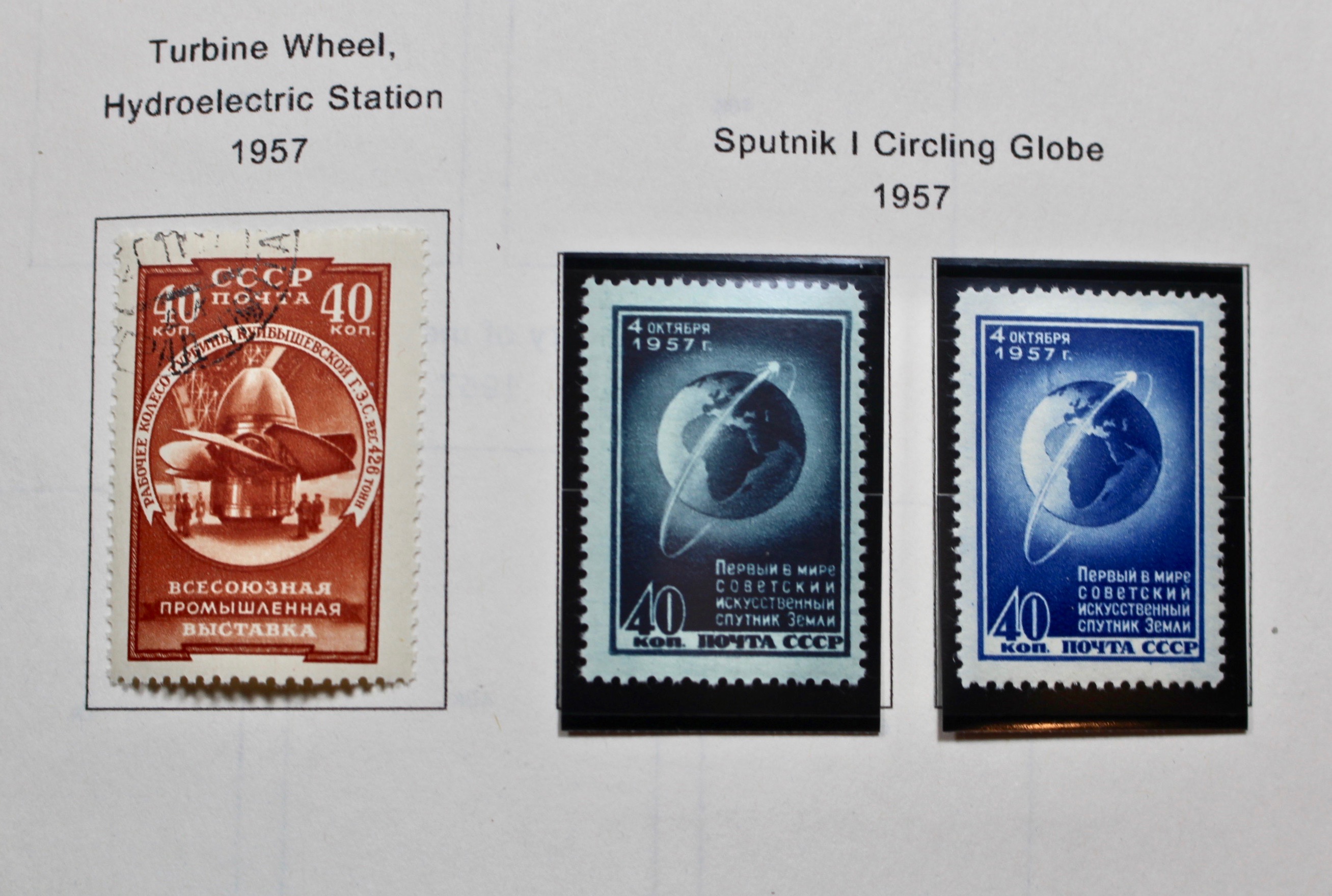 Russian Stamp Collection in an "International Postage Stamp Album"