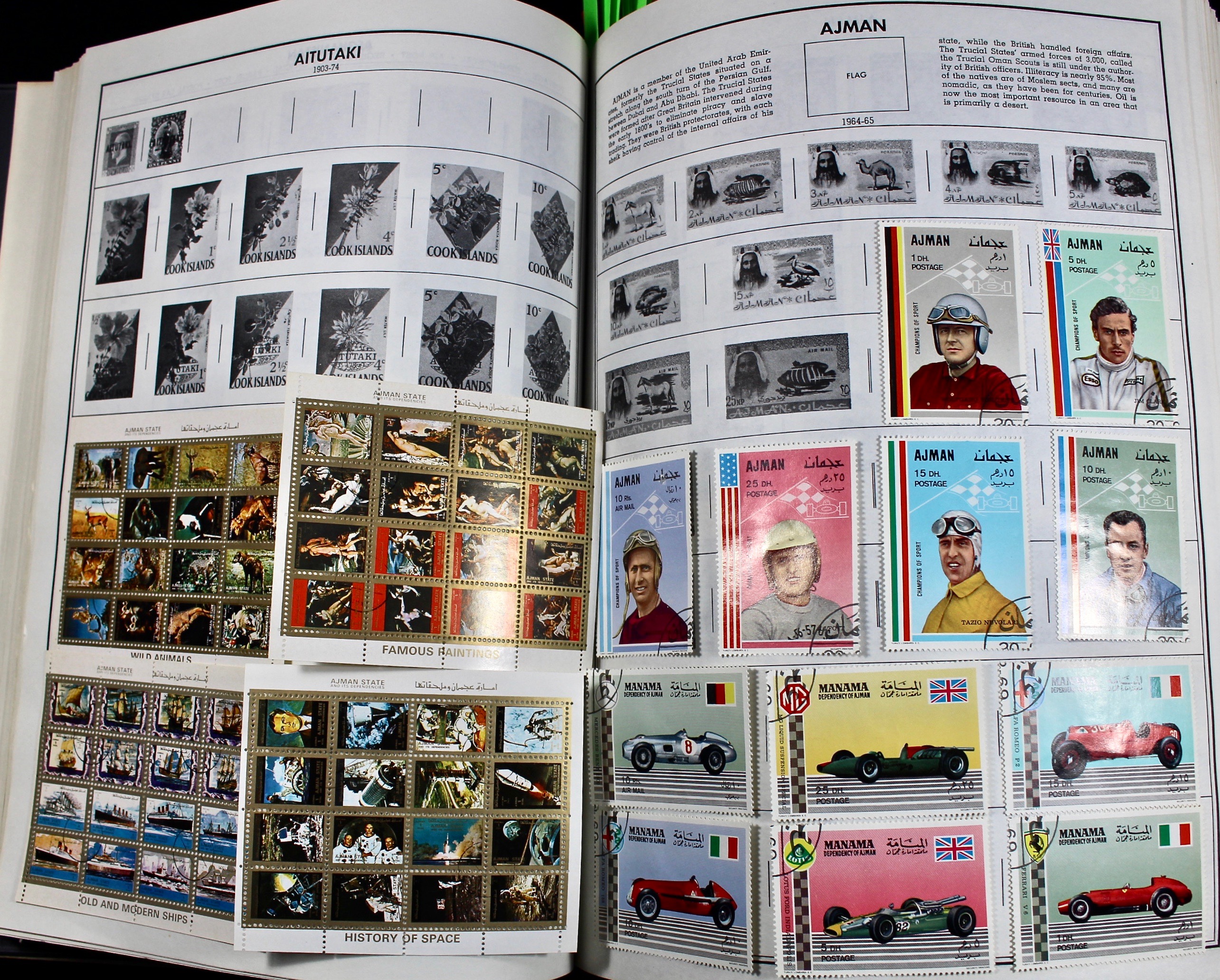 Two Volume Collection of "Standard World Stamp Album"