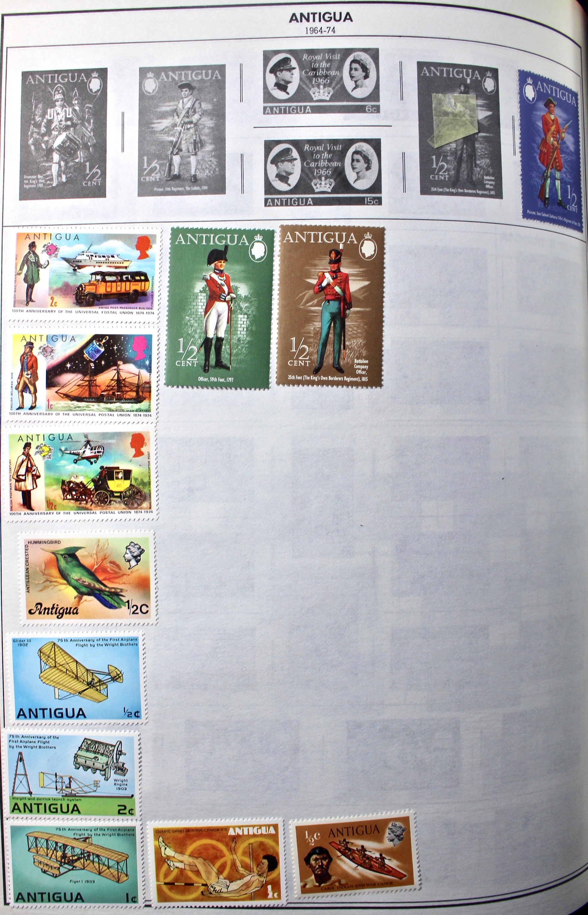 Two Volume Collection of "Standard World Stamp Album"