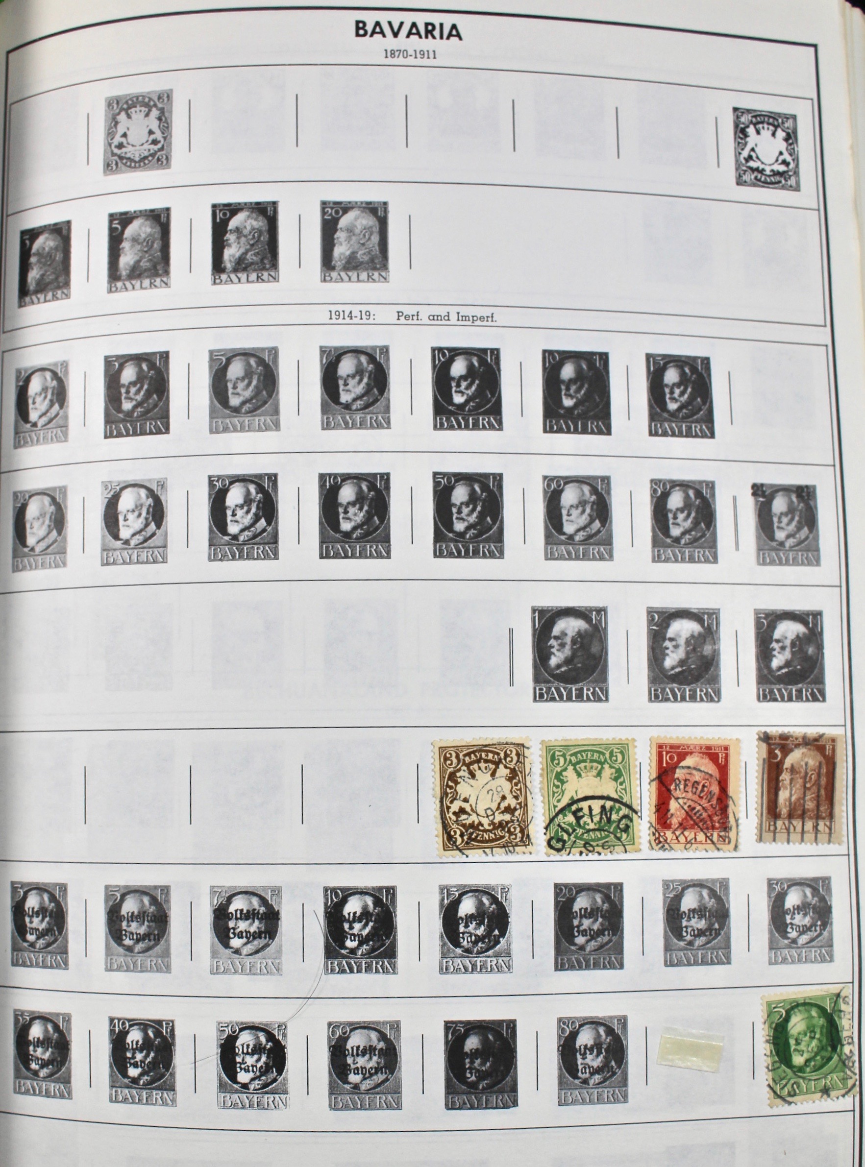 Two Volume Collection of "Standard World Stamp Album"