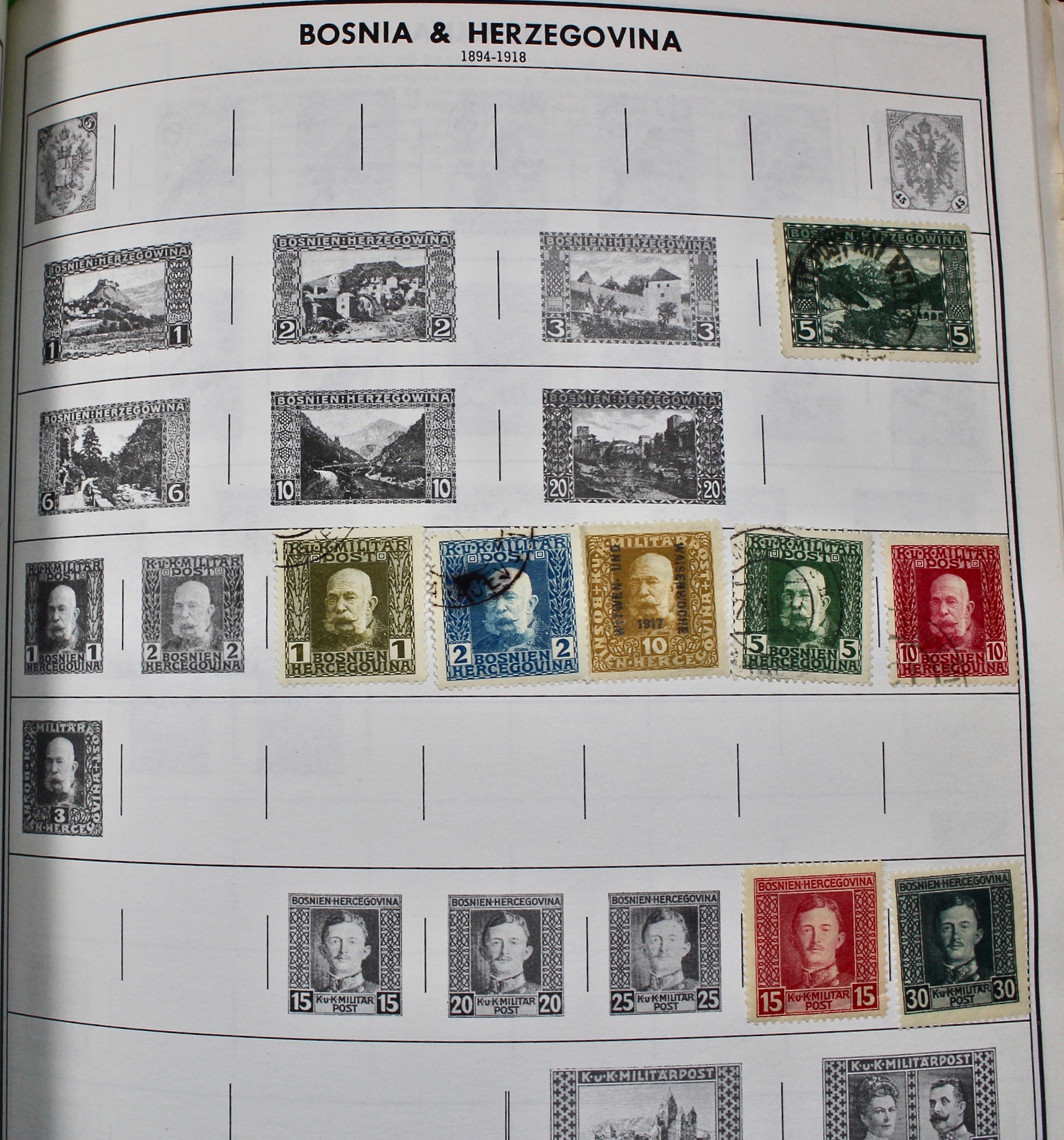 Two Volume Collection of "Standard World Stamp Album"