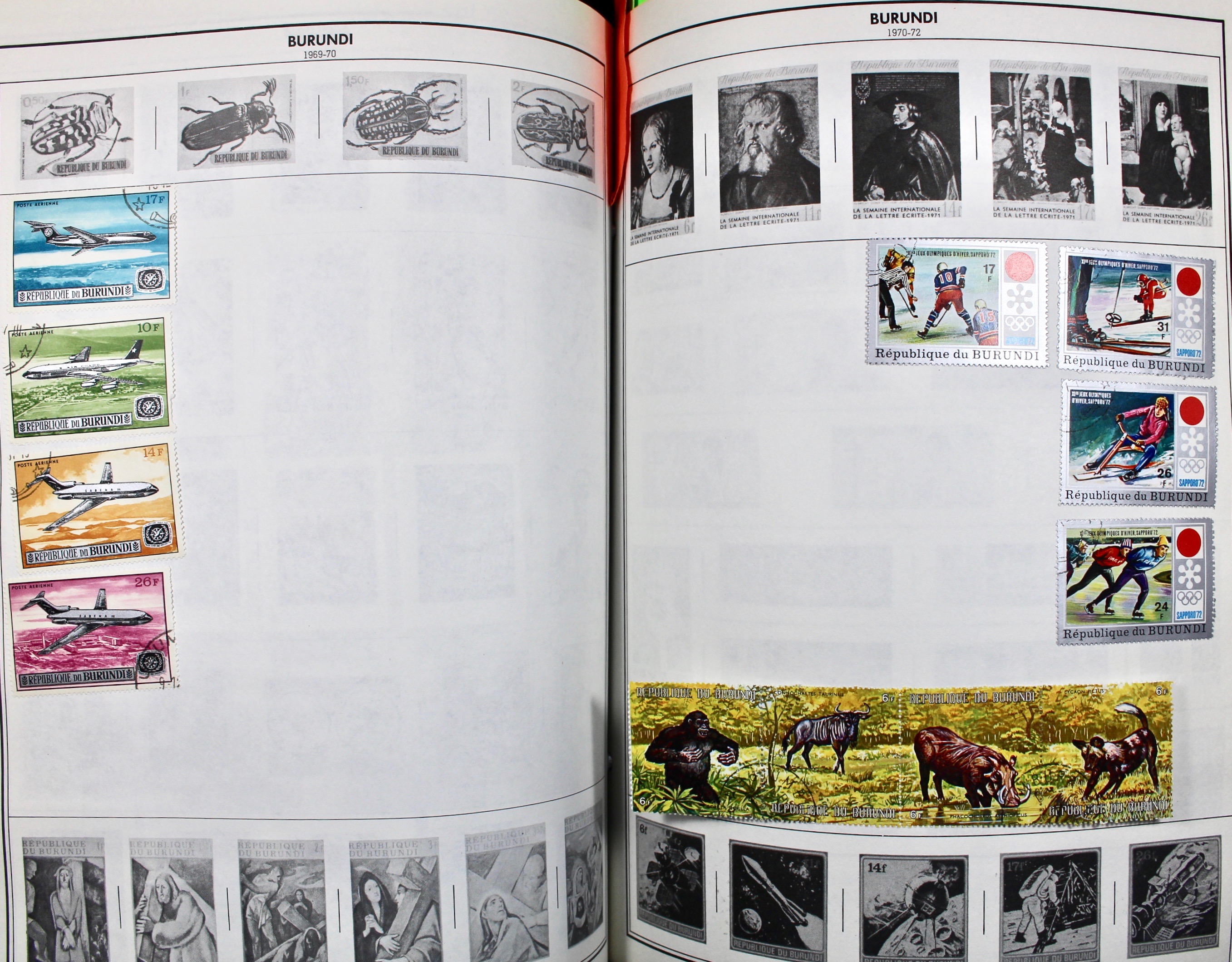 Two Volume Collection of "Standard World Stamp Album"