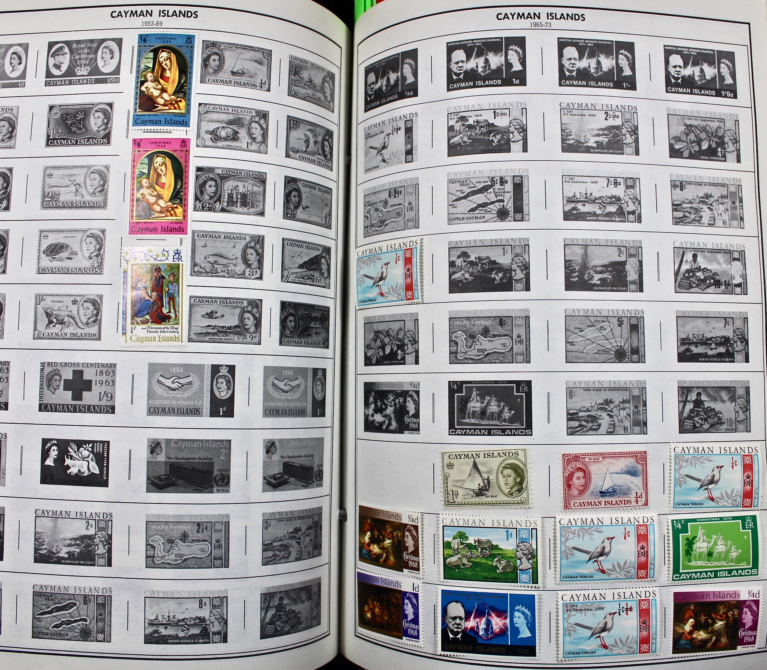 Two Volume Collection of "Standard World Stamp Album"