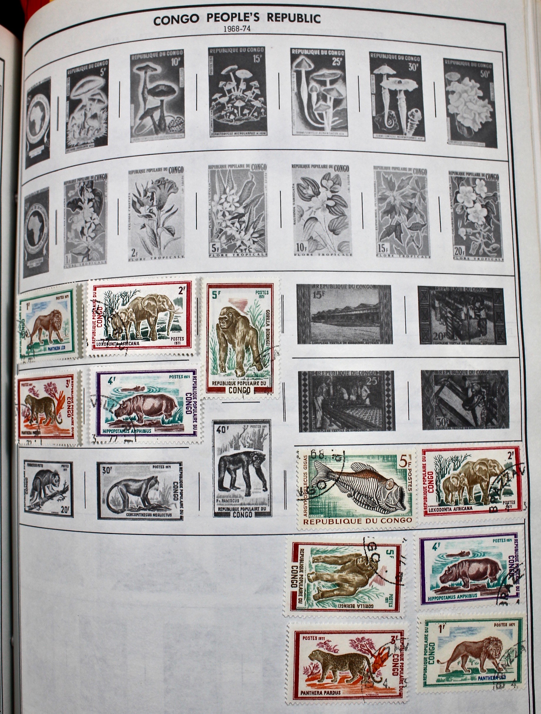 Two Volume Collection of "Standard World Stamp Album"