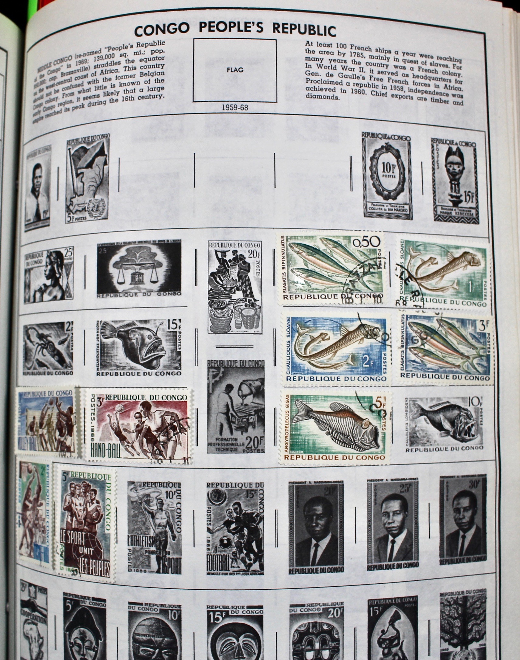 Two Volume Collection of "Standard World Stamp Album"