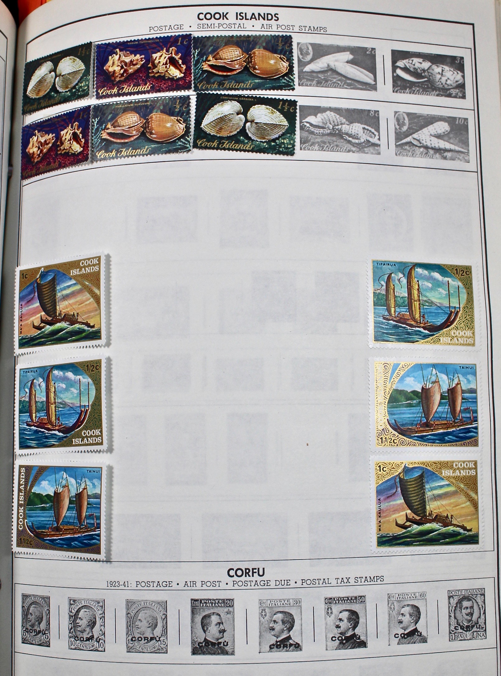 Two Volume Collection of "Standard World Stamp Album"