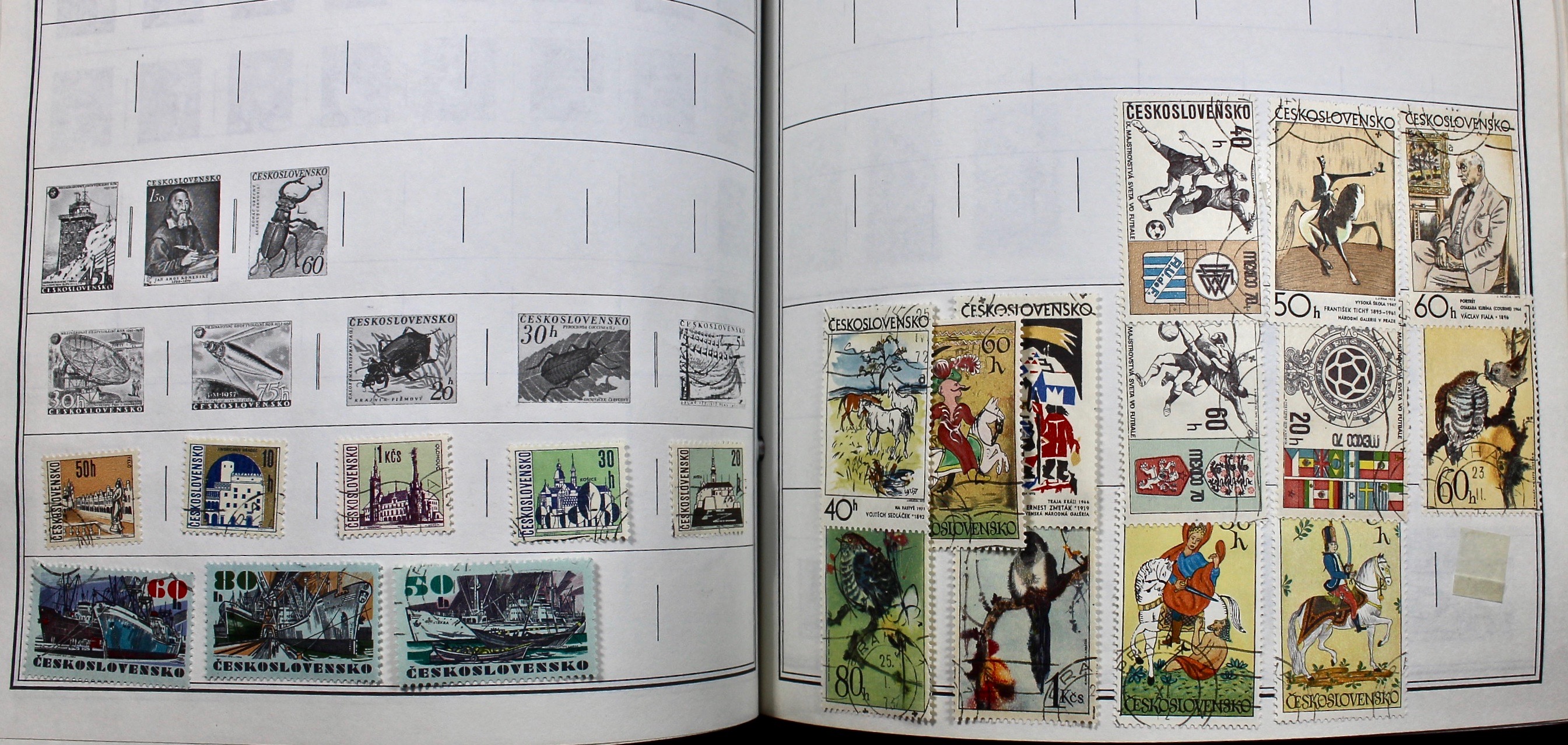 Two Volume Collection of "Standard World Stamp Album"