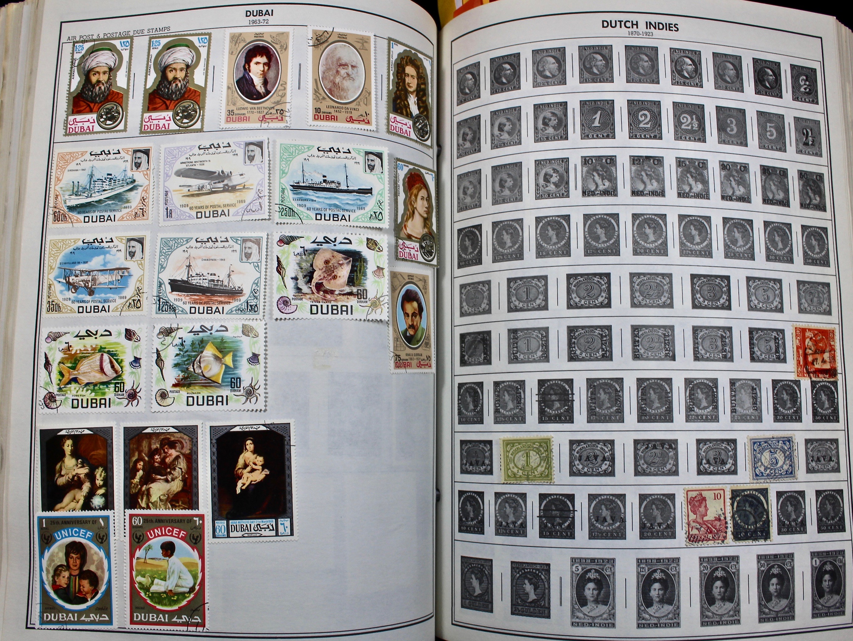 Two Volume Collection of "Standard World Stamp Album"