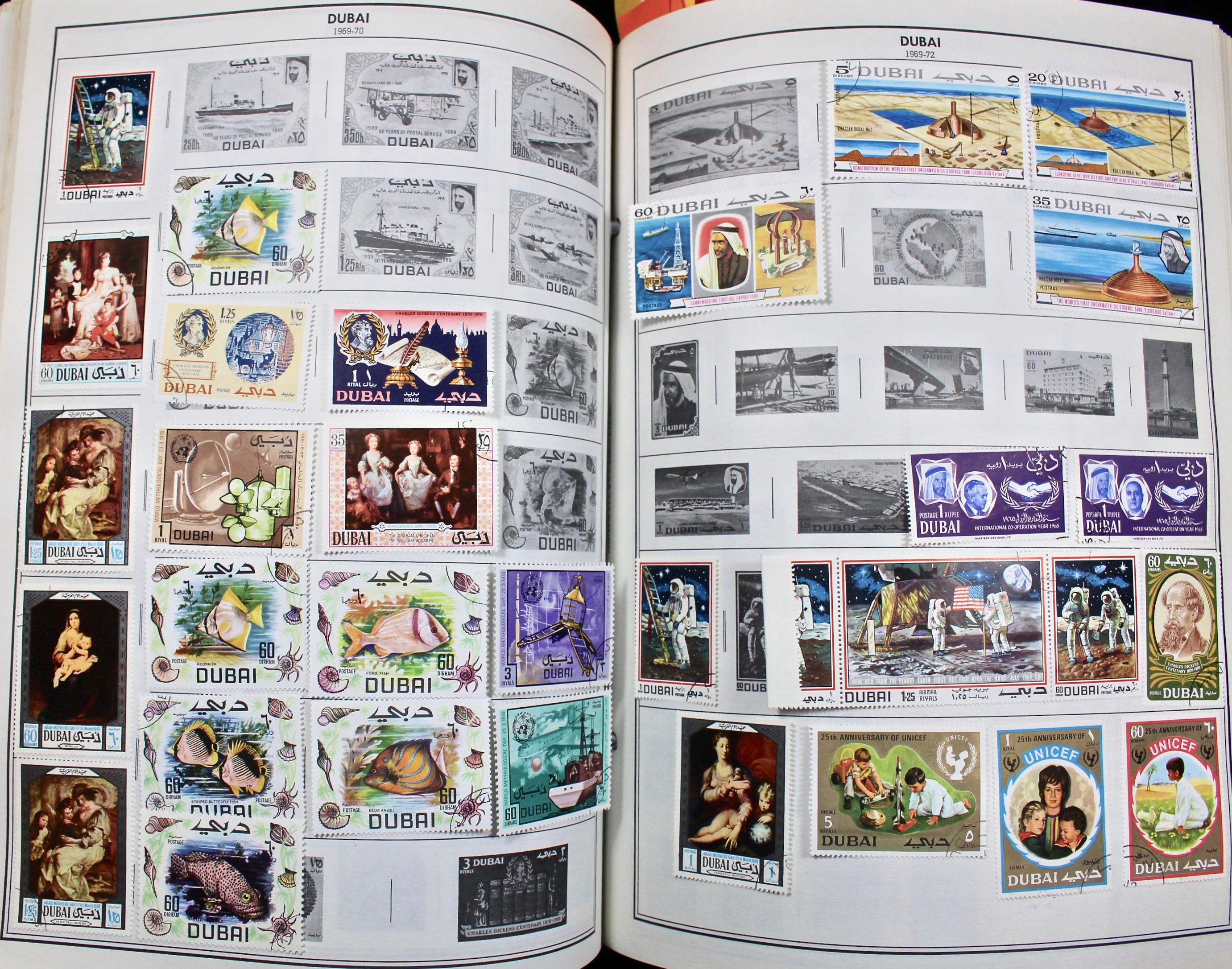 Two Volume Collection of "Standard World Stamp Album"