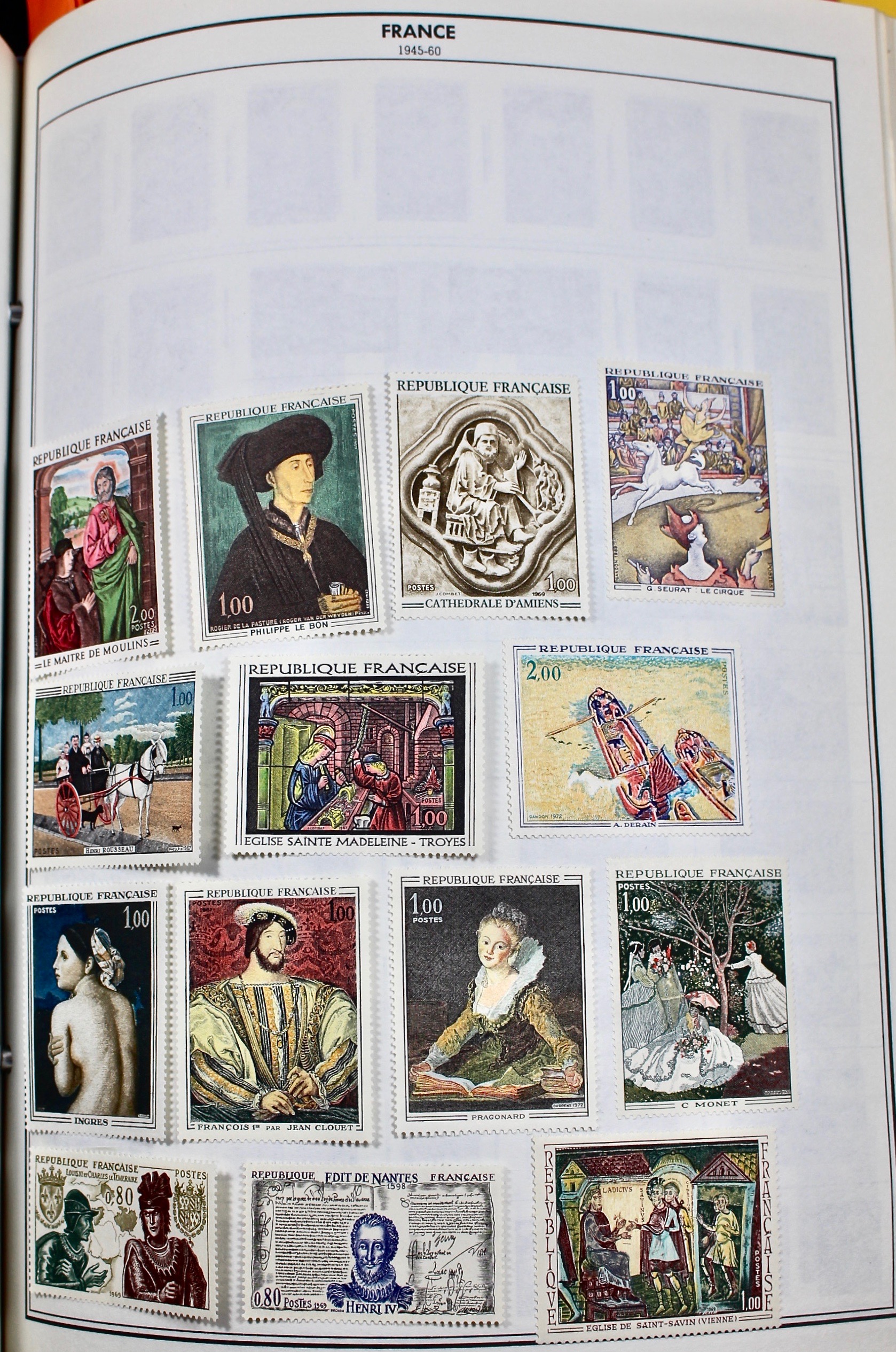 Two Volume Collection of "Standard World Stamp Album"