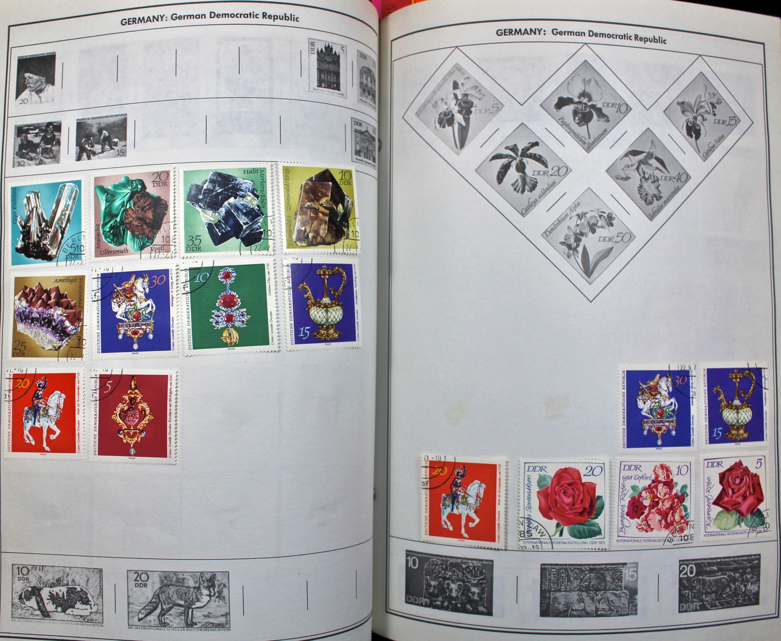 Two Volume Collection of "Standard World Stamp Album"