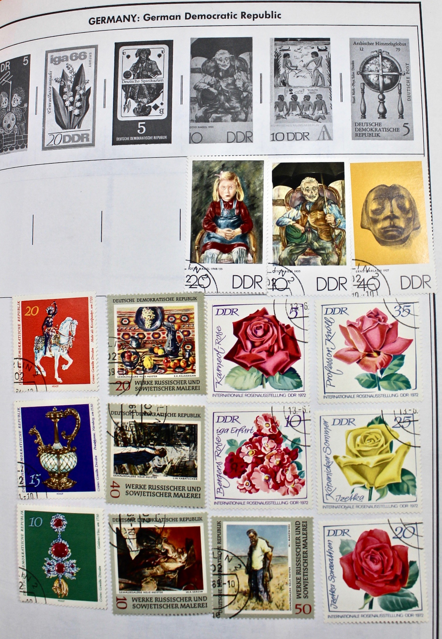 Two Volume Collection of "Standard World Stamp Album"