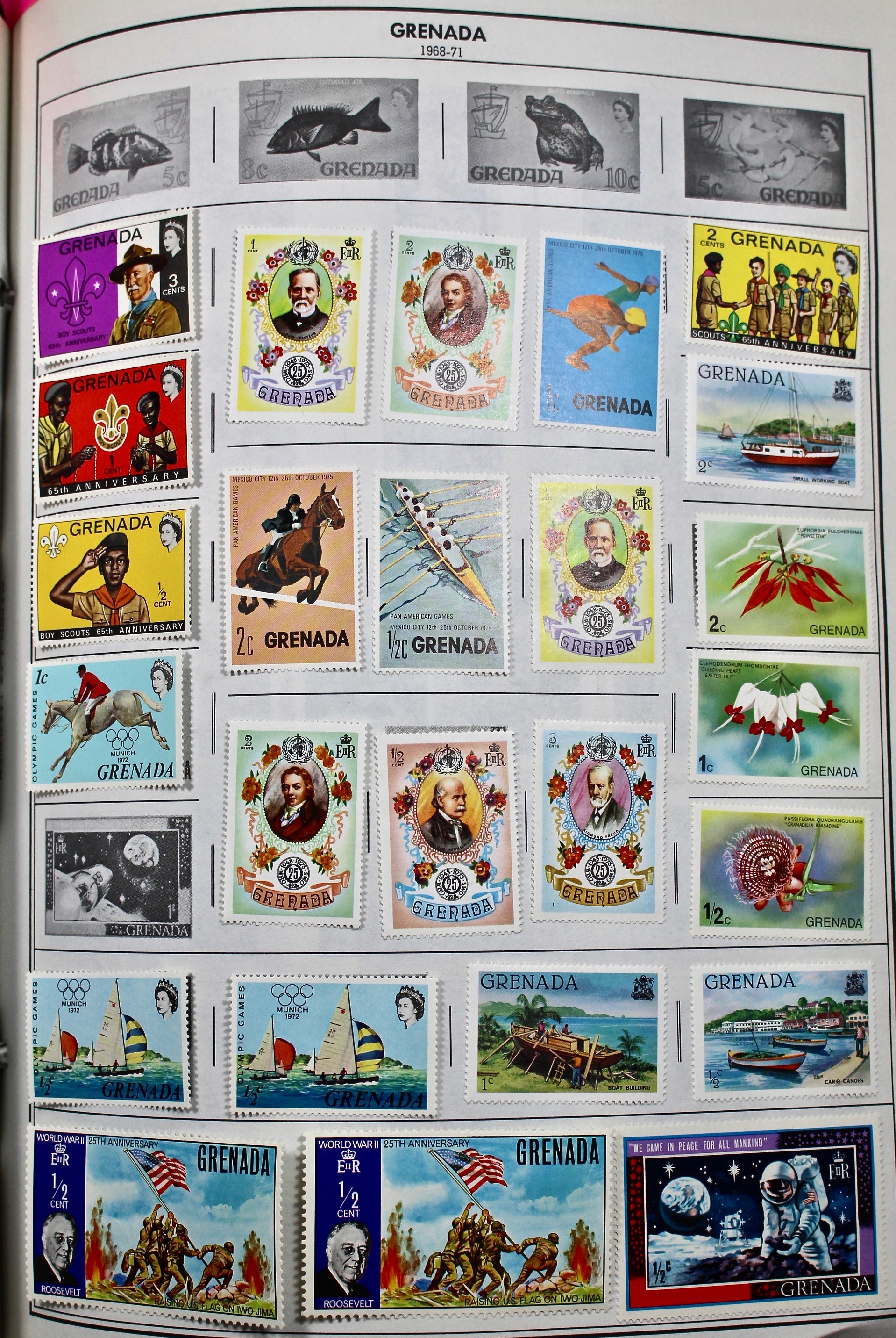 Two Volume Collection of "Standard World Stamp Album"