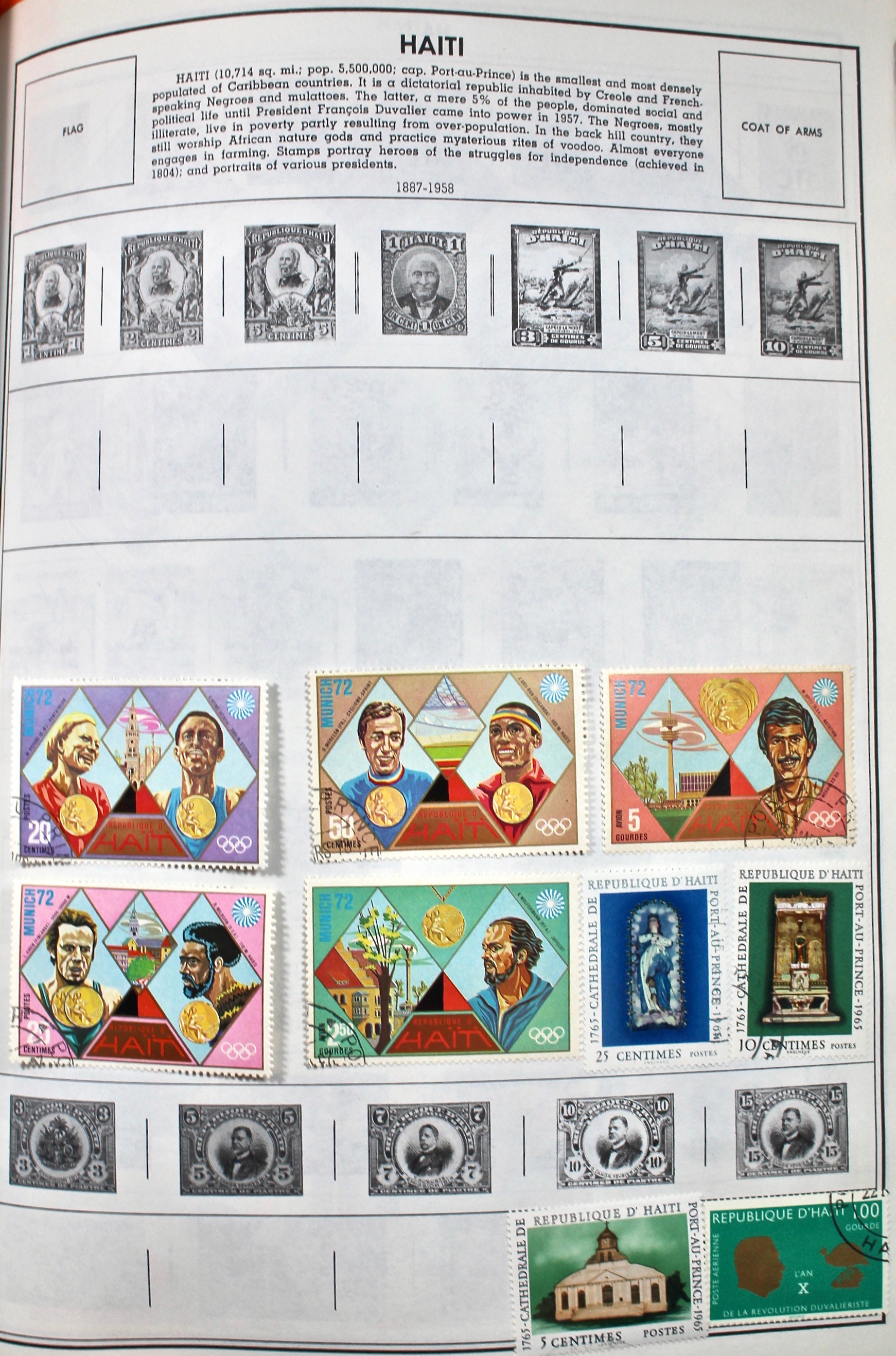 Two Volume Collection of "Standard World Stamp Album"