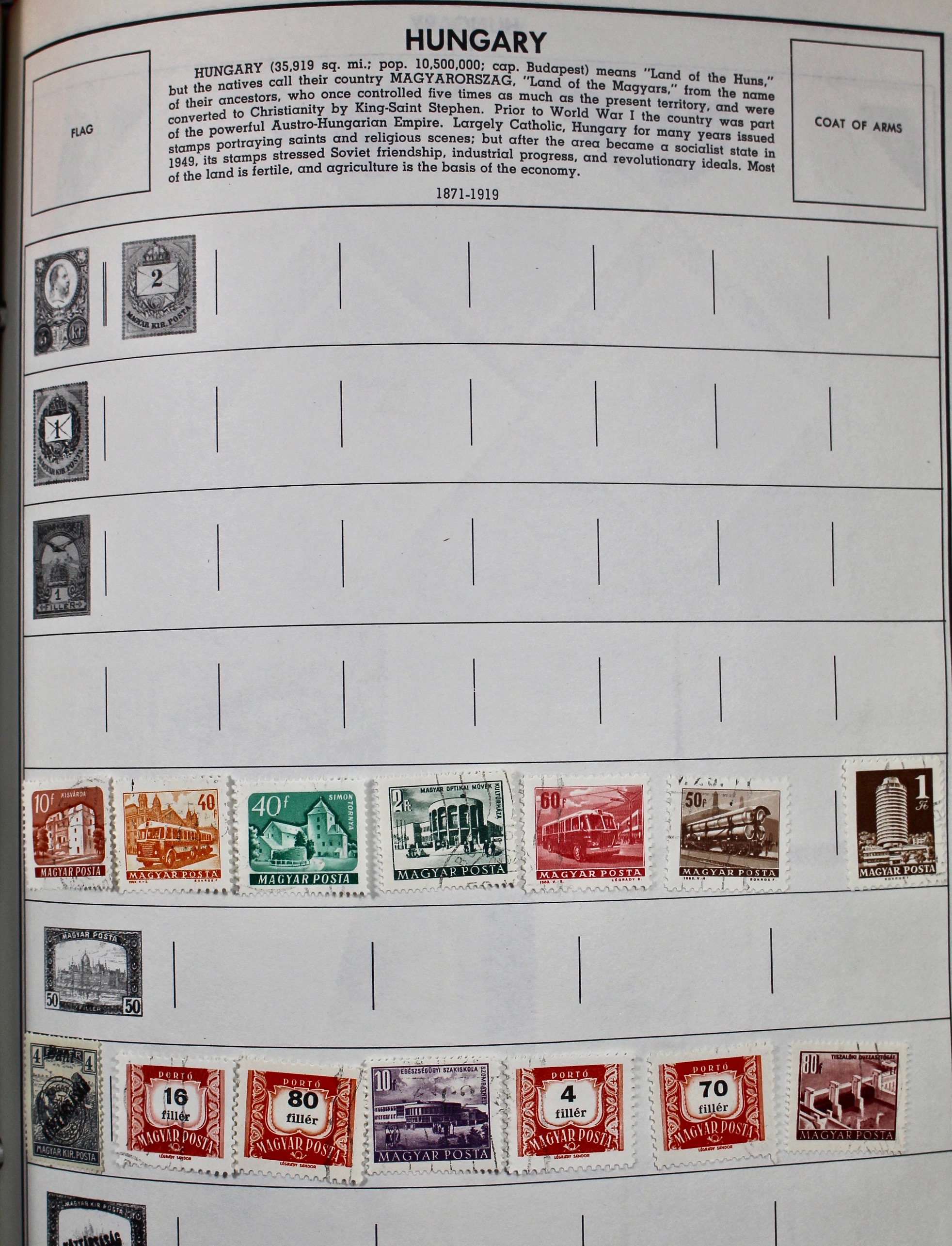 Two Volume Collection of "Standard World Stamp Album"