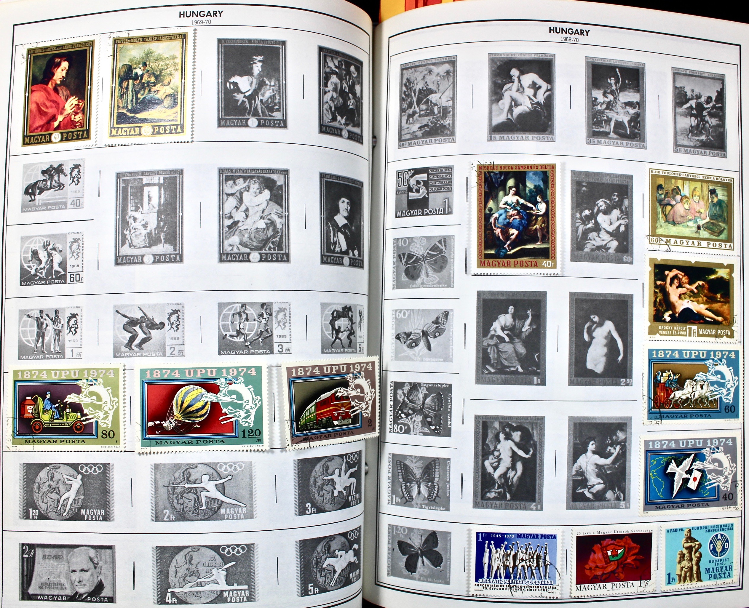 Two Volume Collection of "Standard World Stamp Album"