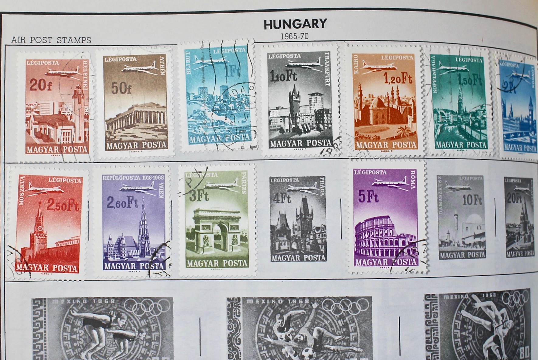 Two Volume Collection of "Standard World Stamp Album"