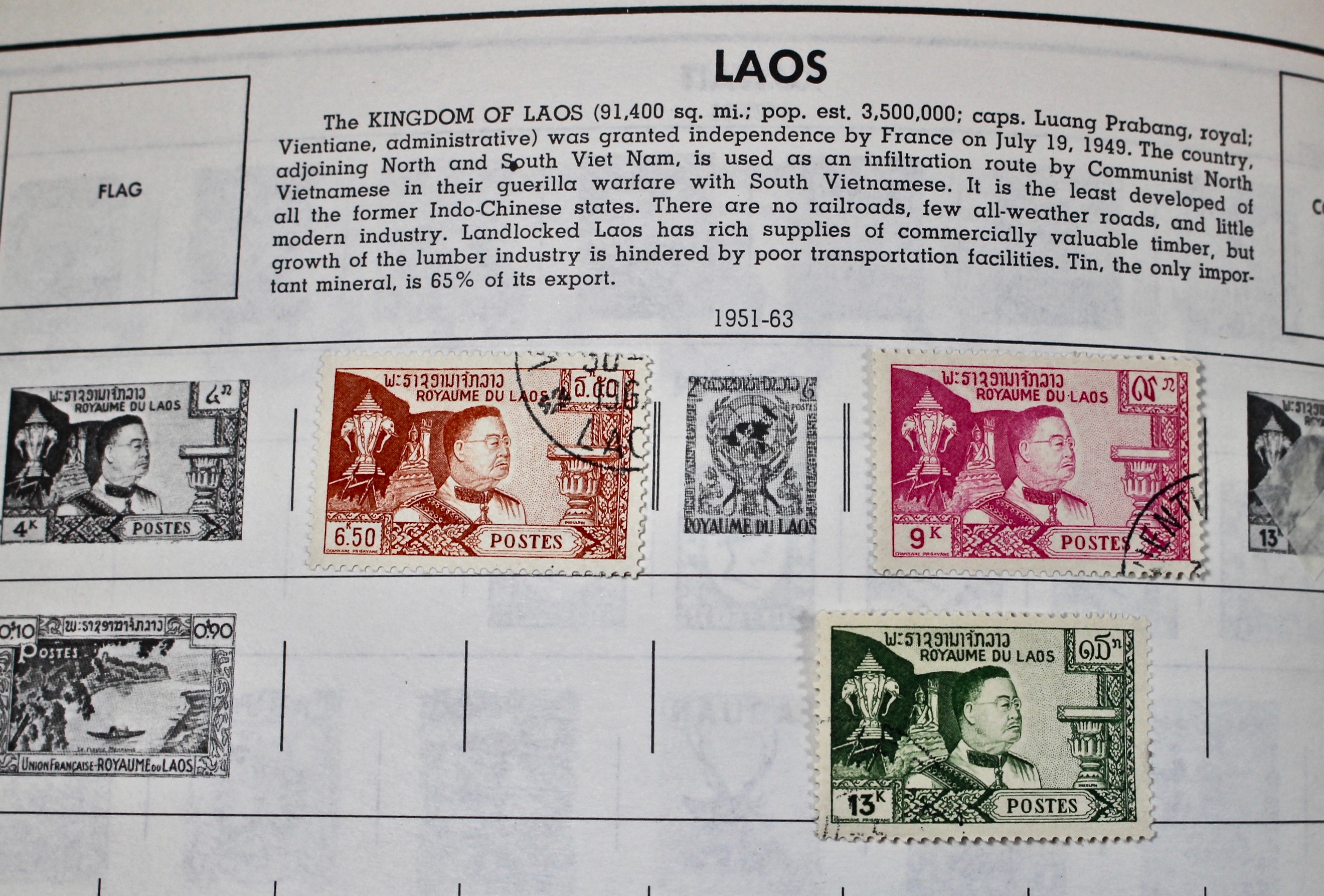 Two Volume Collection of "Standard World Stamp Album"