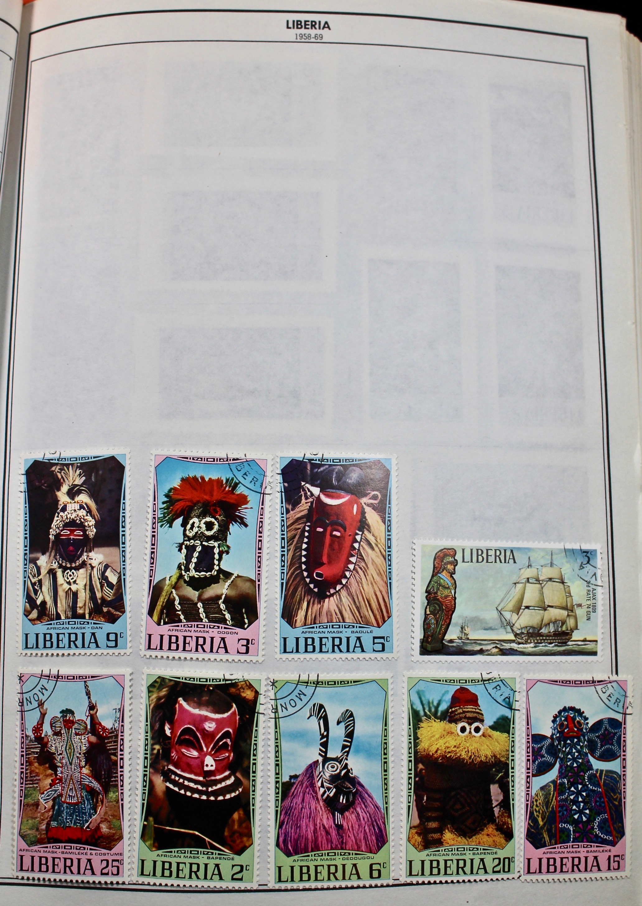 Two Volume Collection of "Standard World Stamp Album"