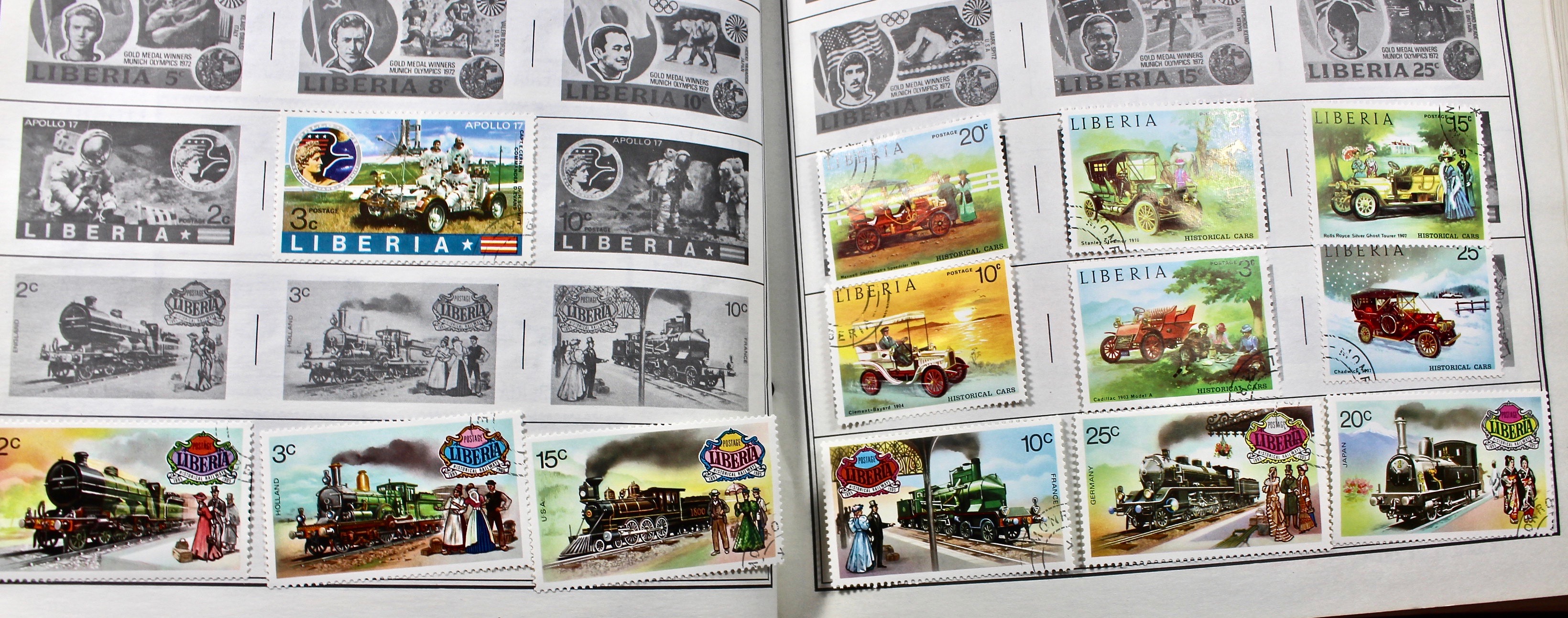 Two Volume Collection of "Standard World Stamp Album"