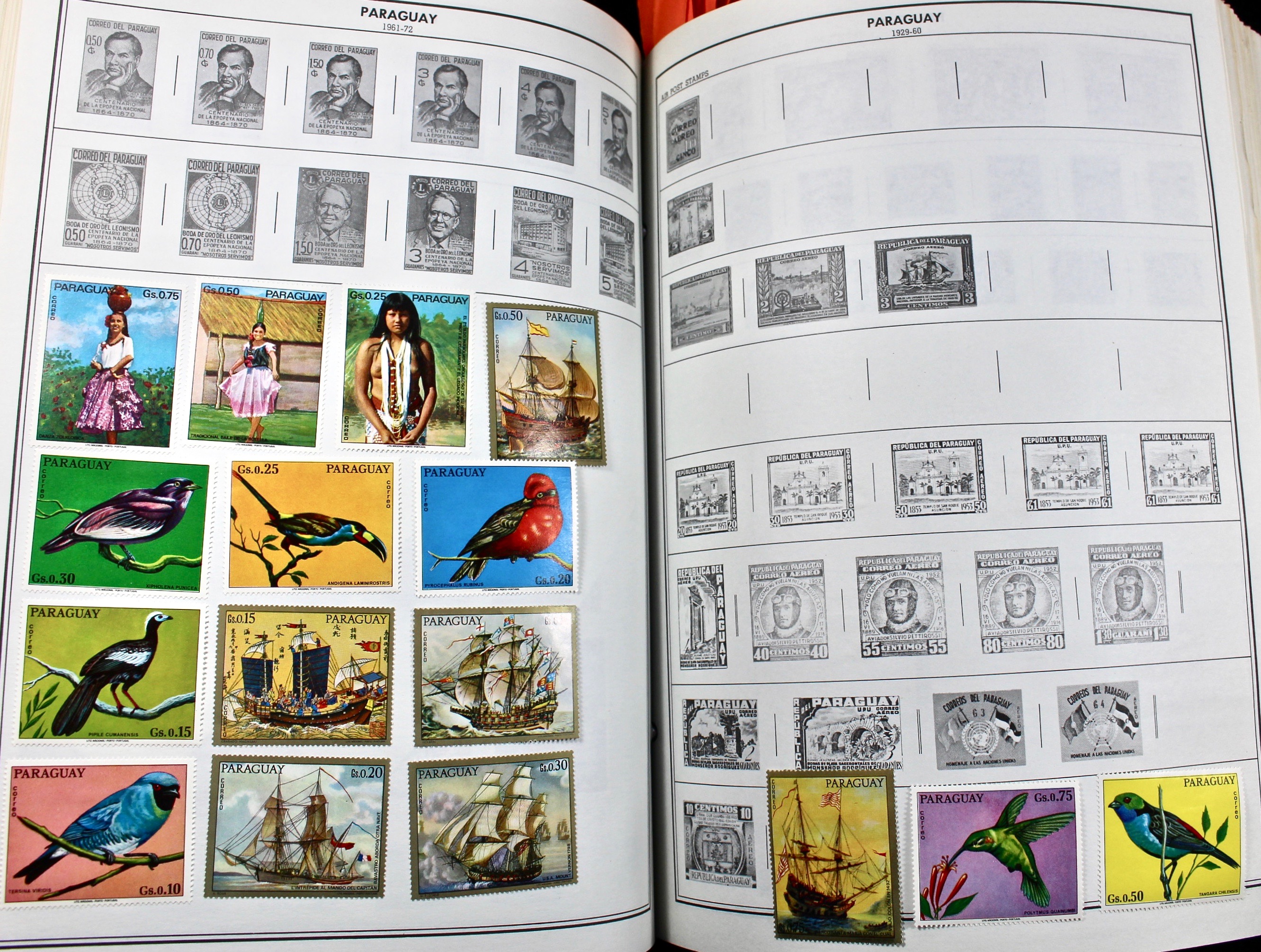 Two Volume Collection of "Standard World Stamp Album"