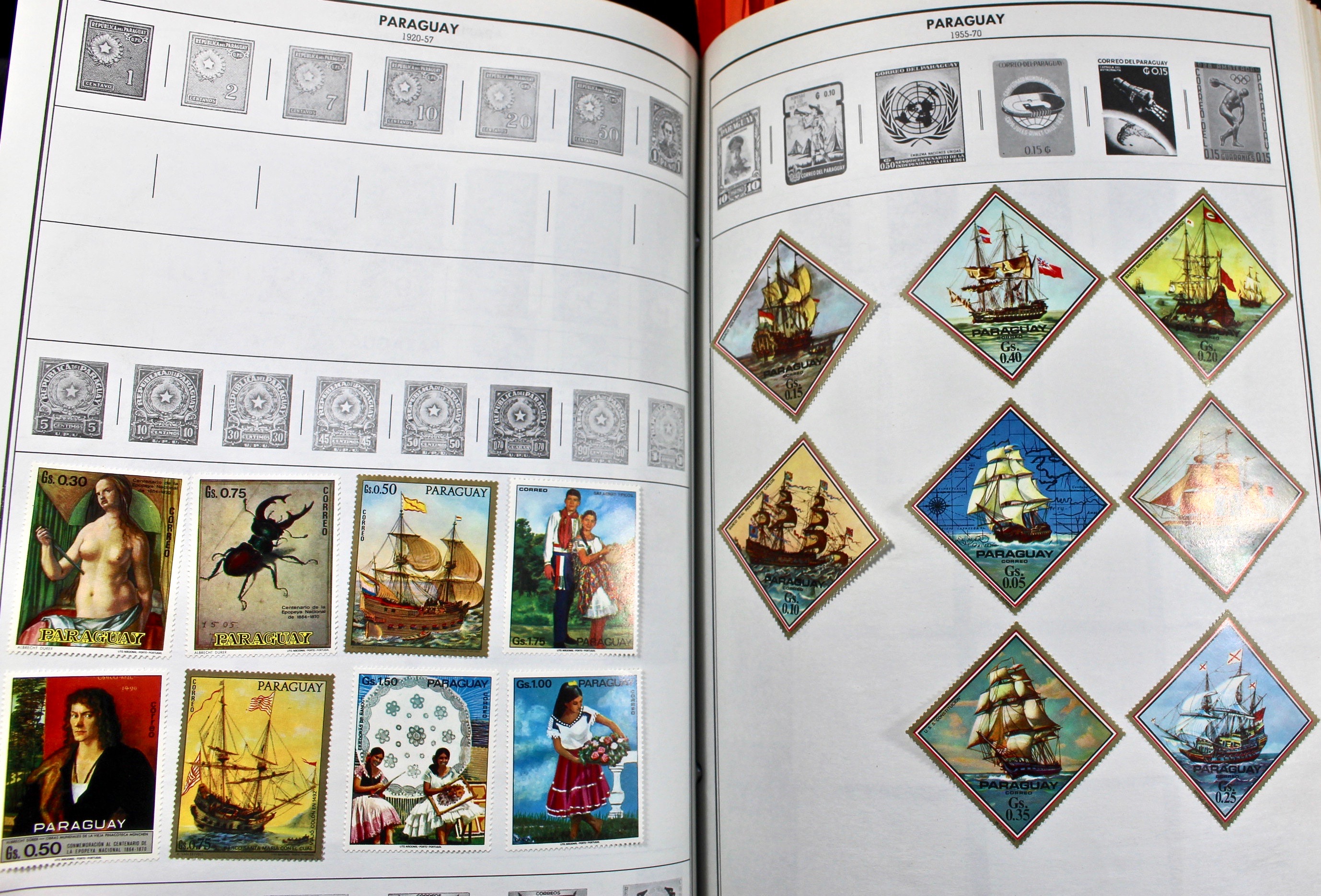 Two Volume Collection of "Standard World Stamp Album"