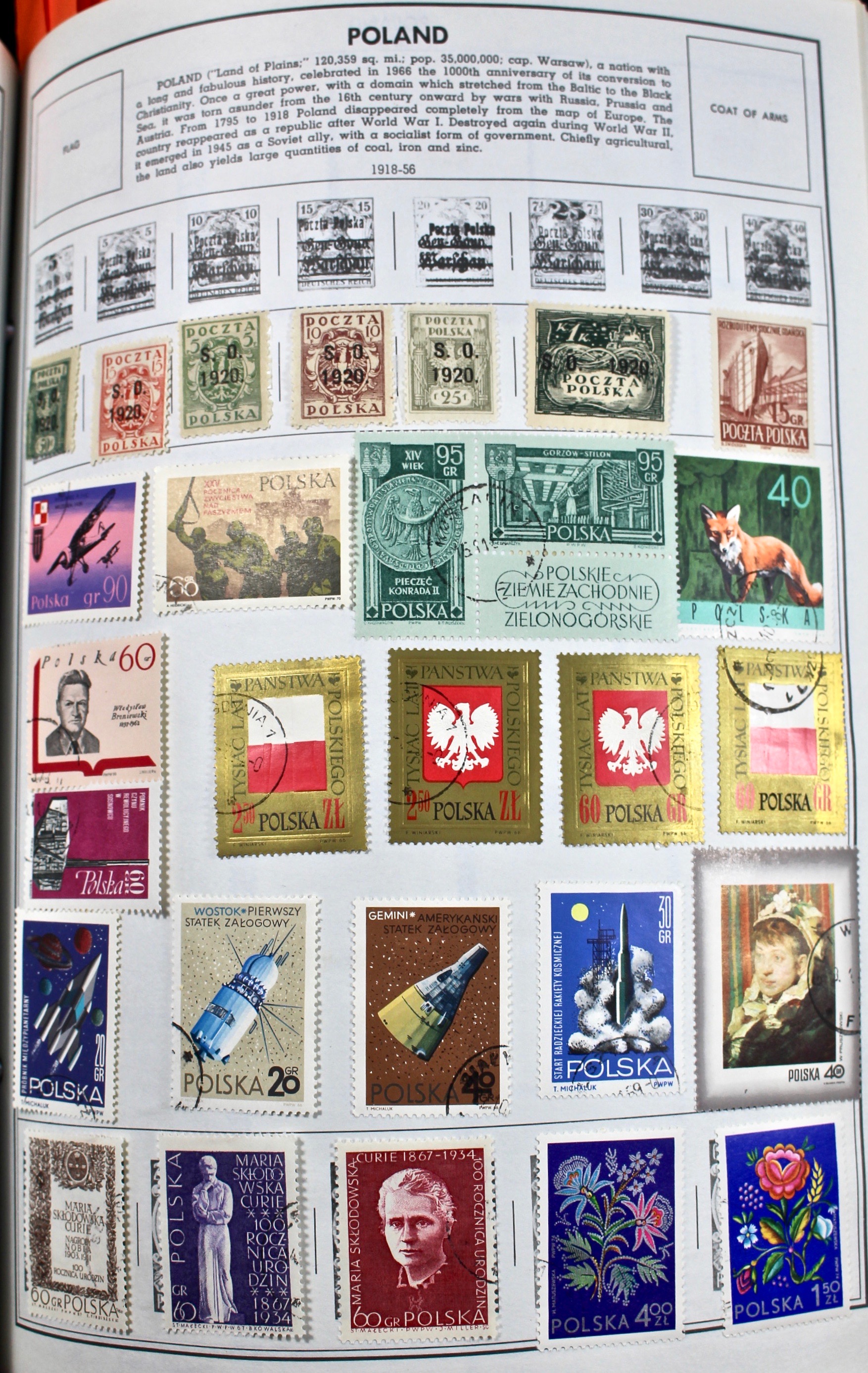 Two Volume Collection of "Standard World Stamp Album"