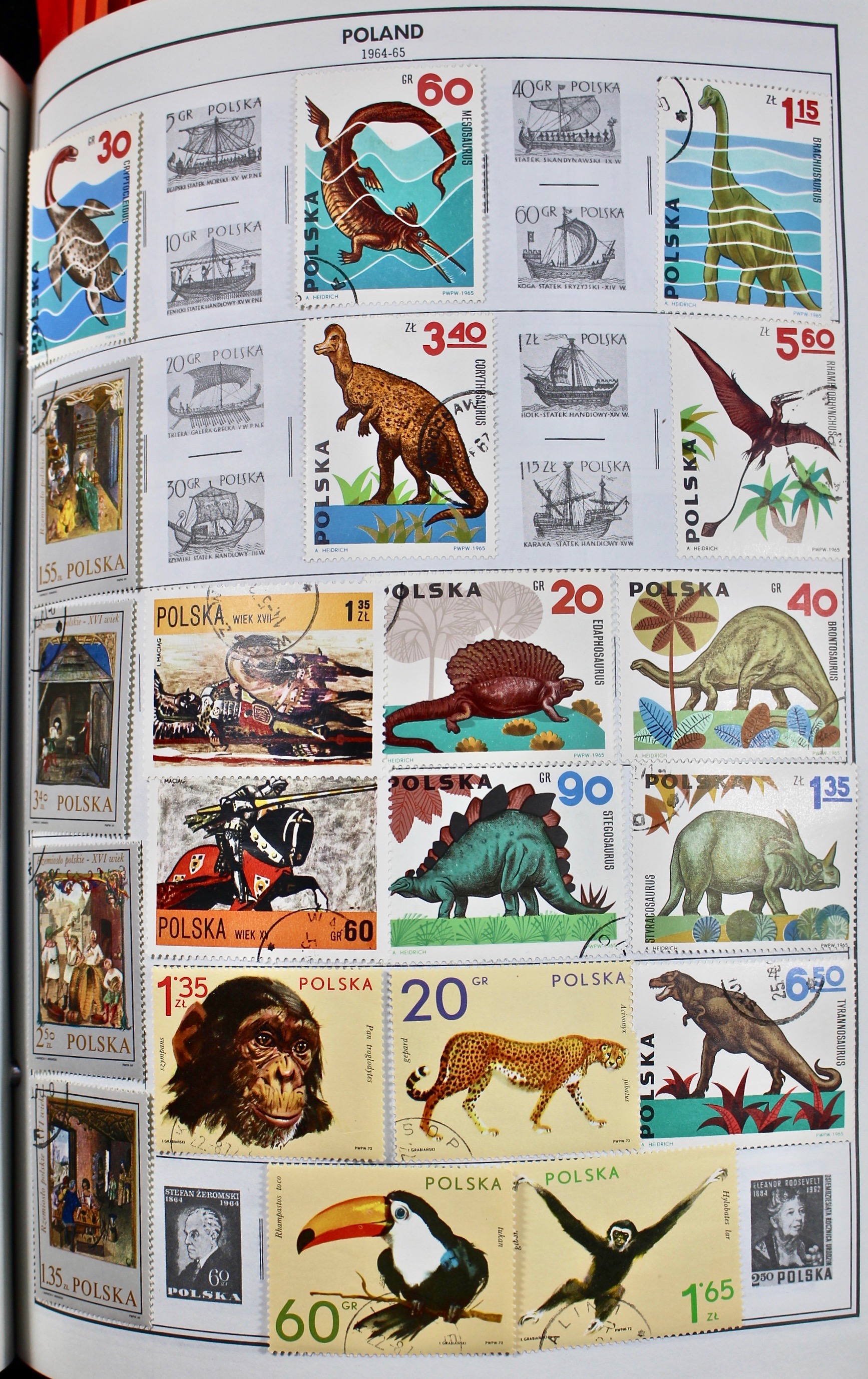 Two Volume Collection of "Standard World Stamp Album"