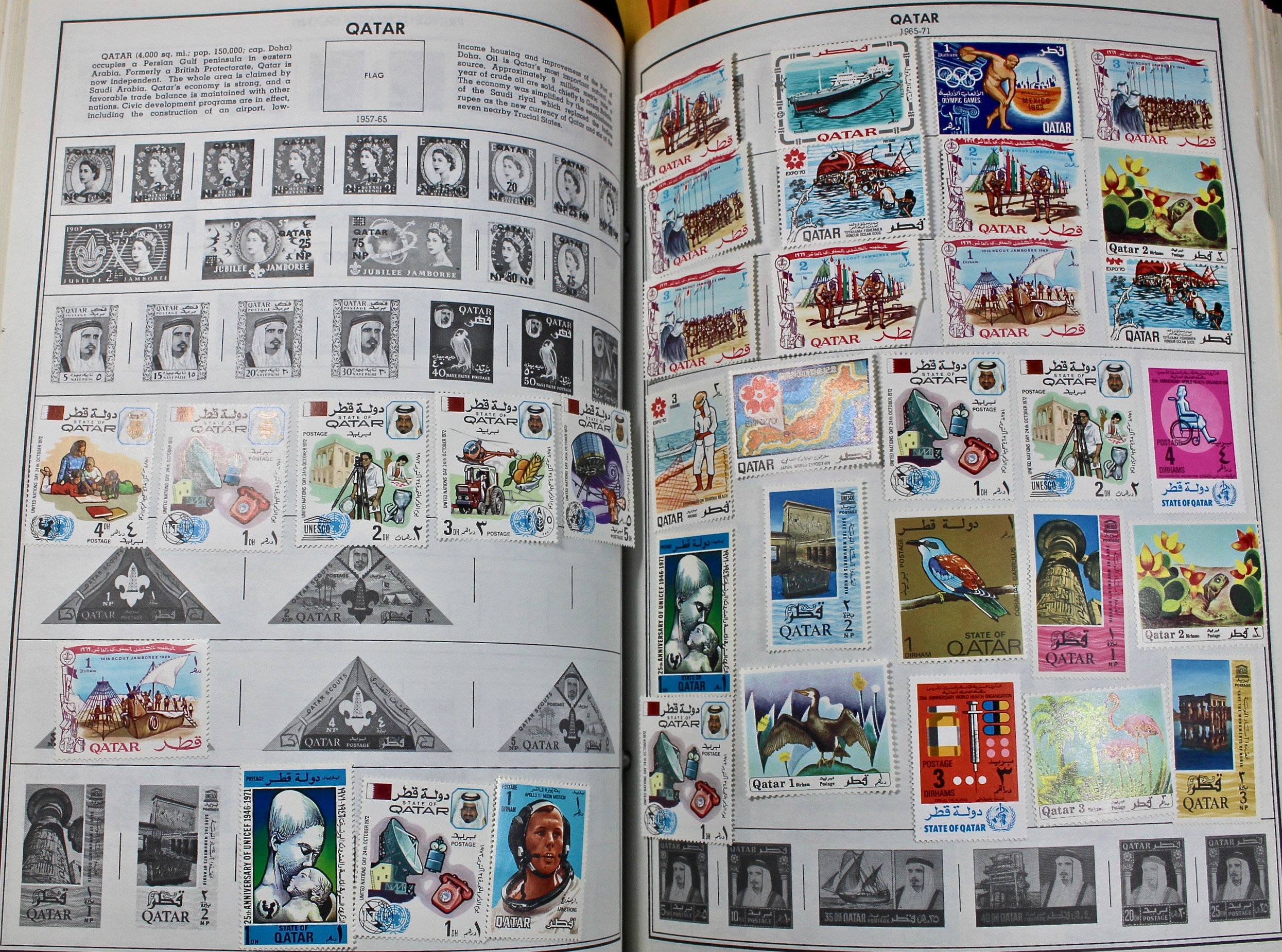 Two Volume Collection of "Standard World Stamp Album"