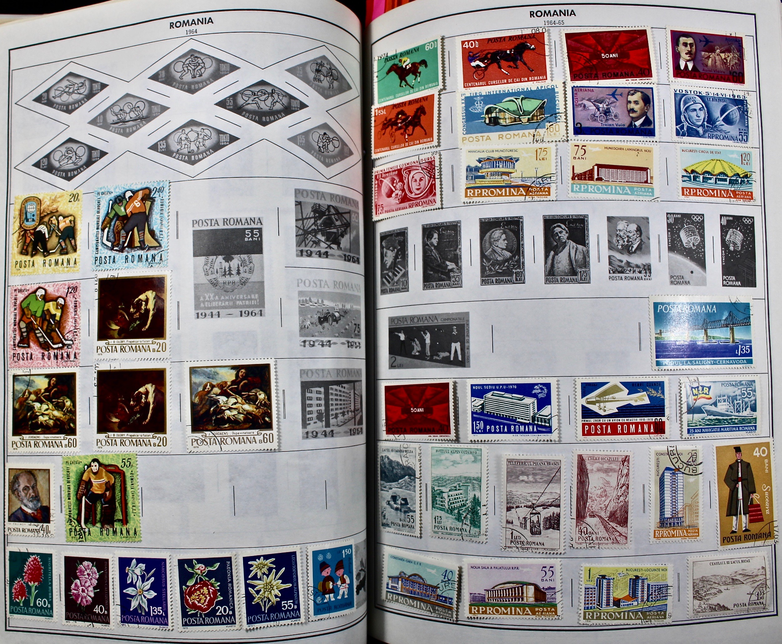 Two Volume Collection of "Standard World Stamp Album"