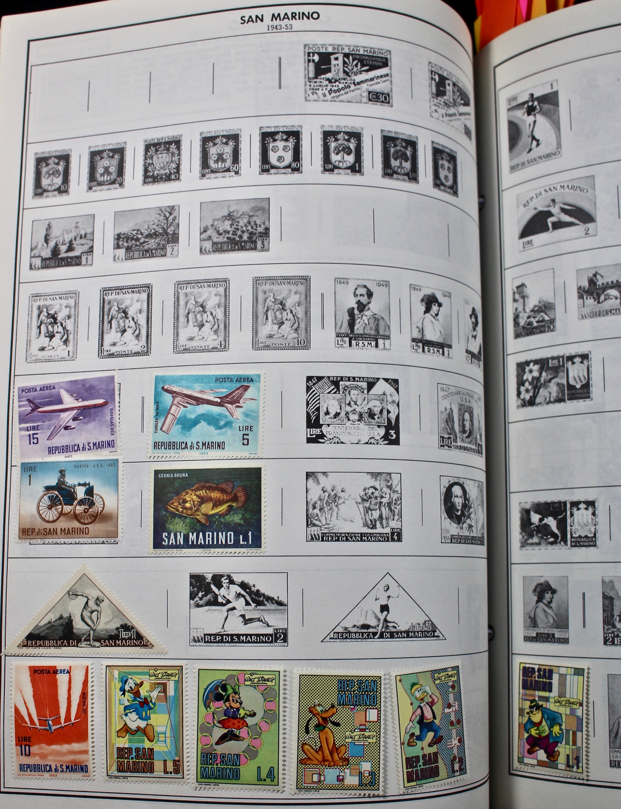 Two Volume Collection of "Standard World Stamp Album"