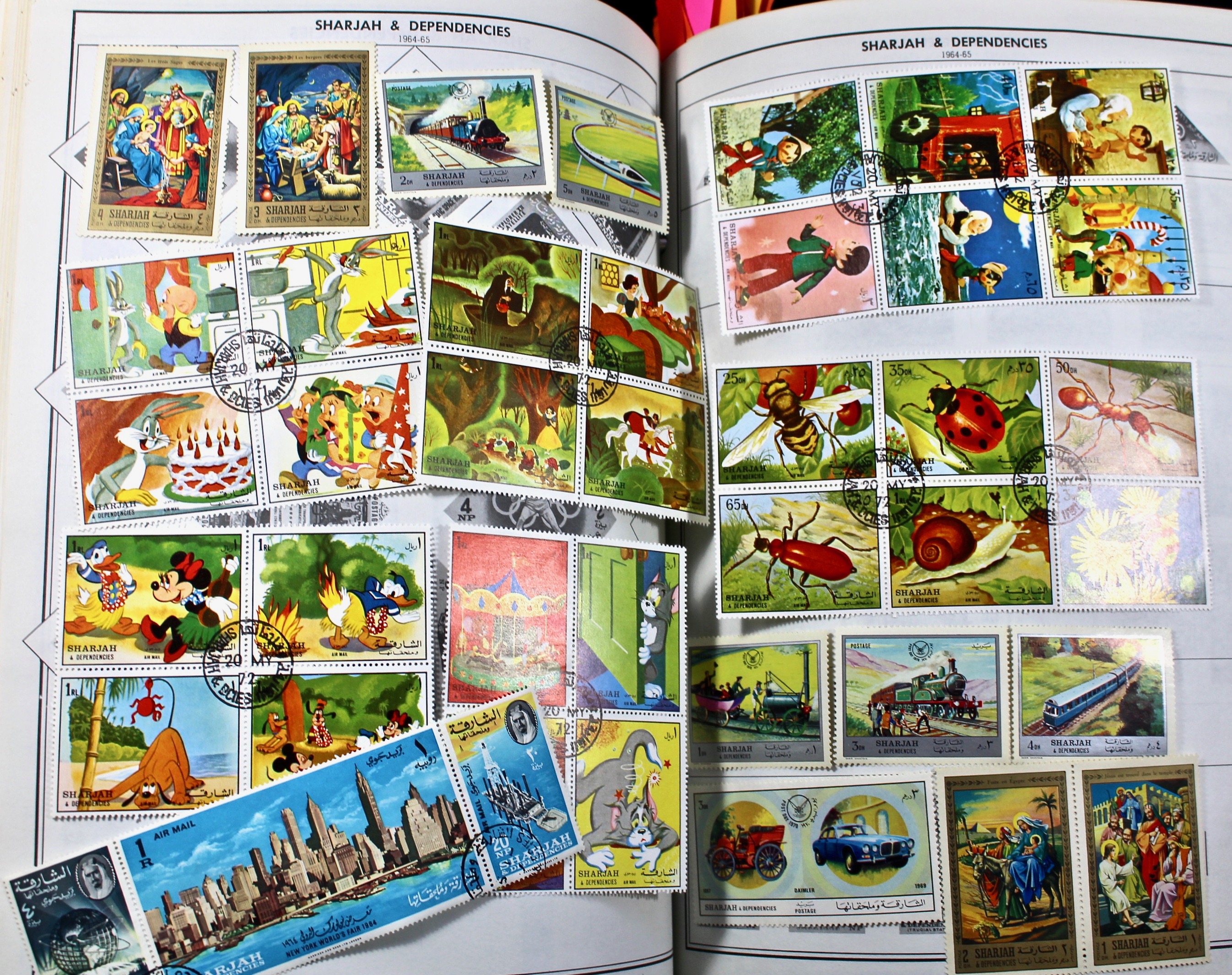 Two Volume Collection of "Standard World Stamp Album"