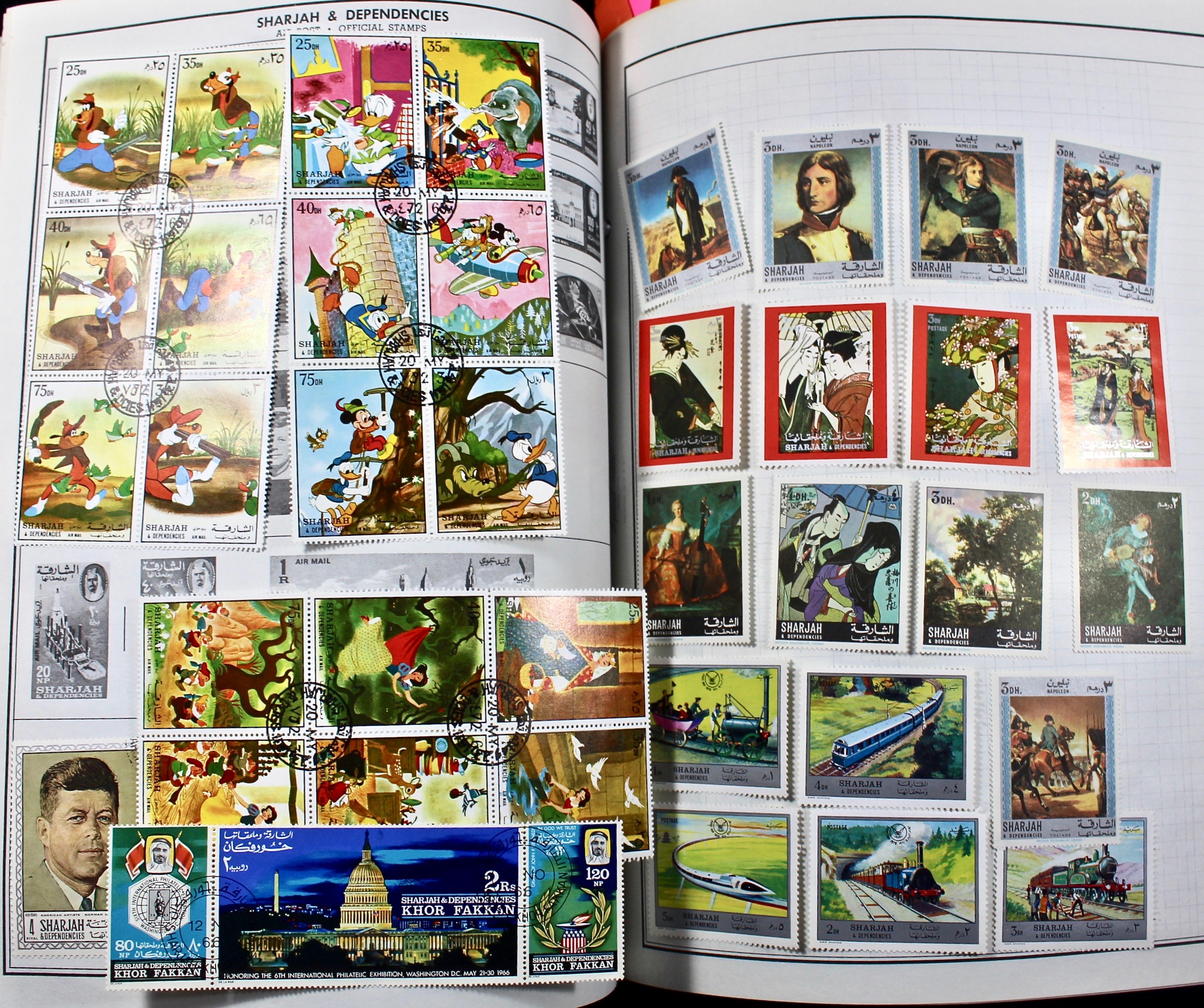 Two Volume Collection of "Standard World Stamp Album"