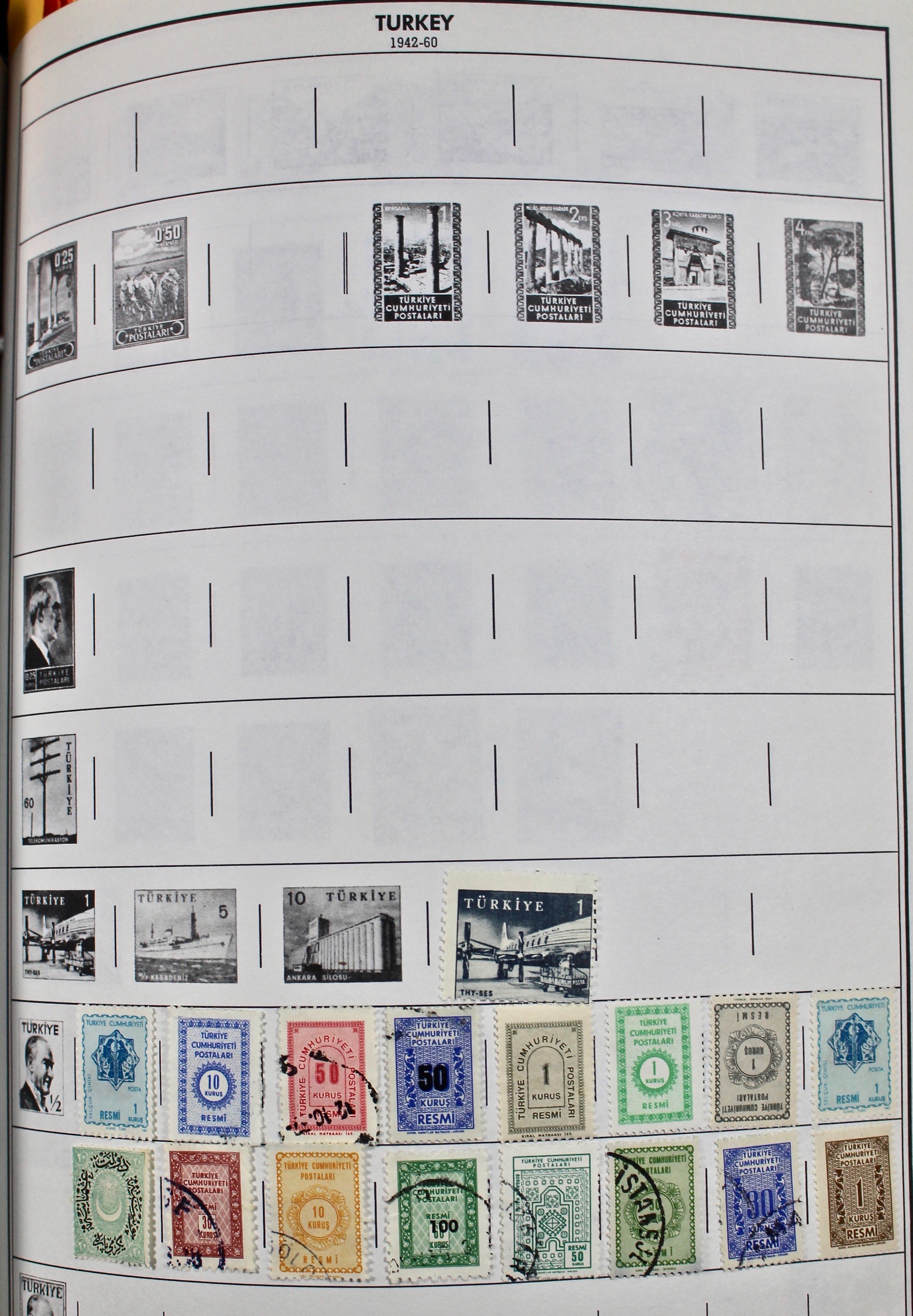 Two Volume Collection of "Standard World Stamp Album"