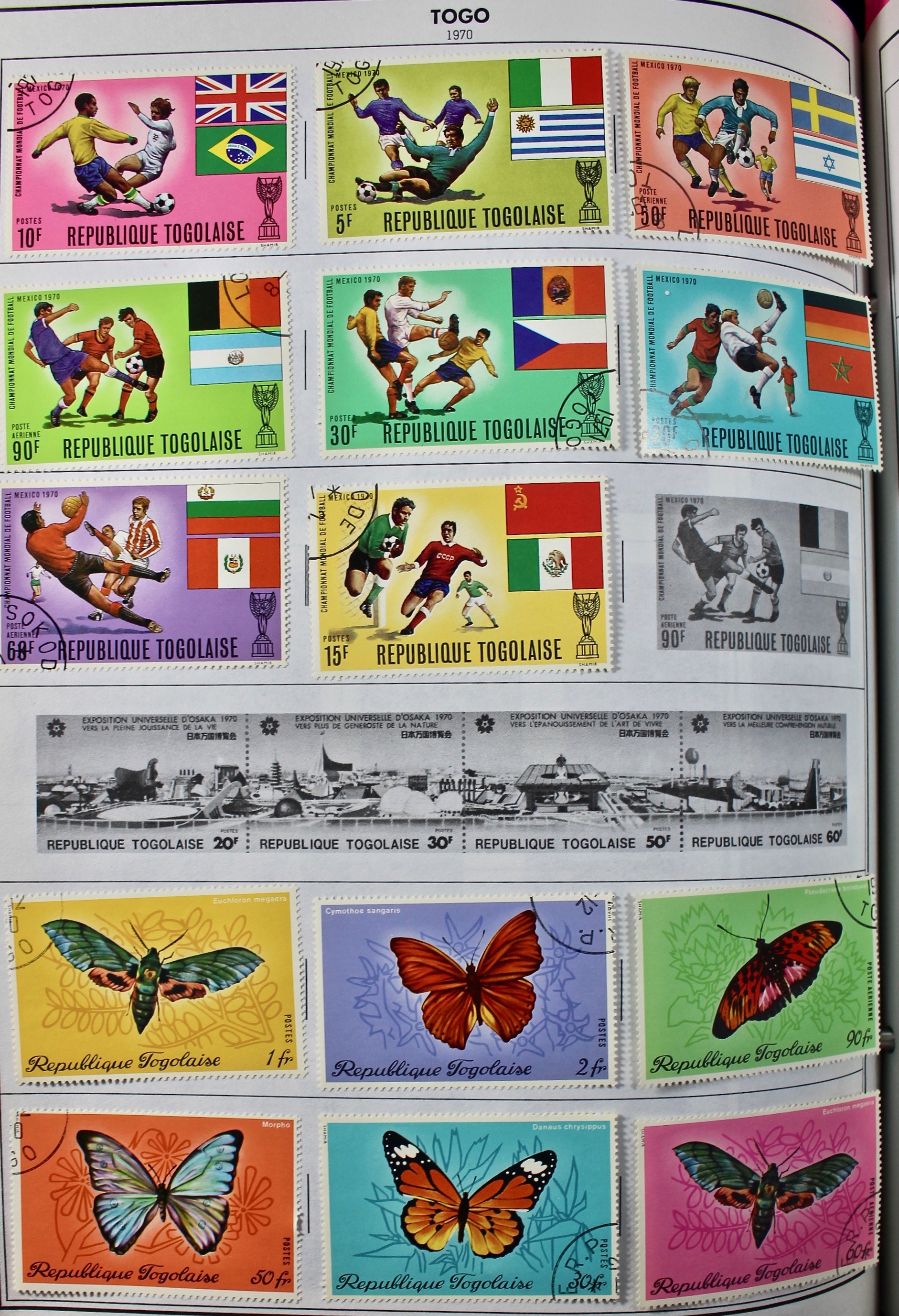 Two Volume Collection of "Standard World Stamp Album"