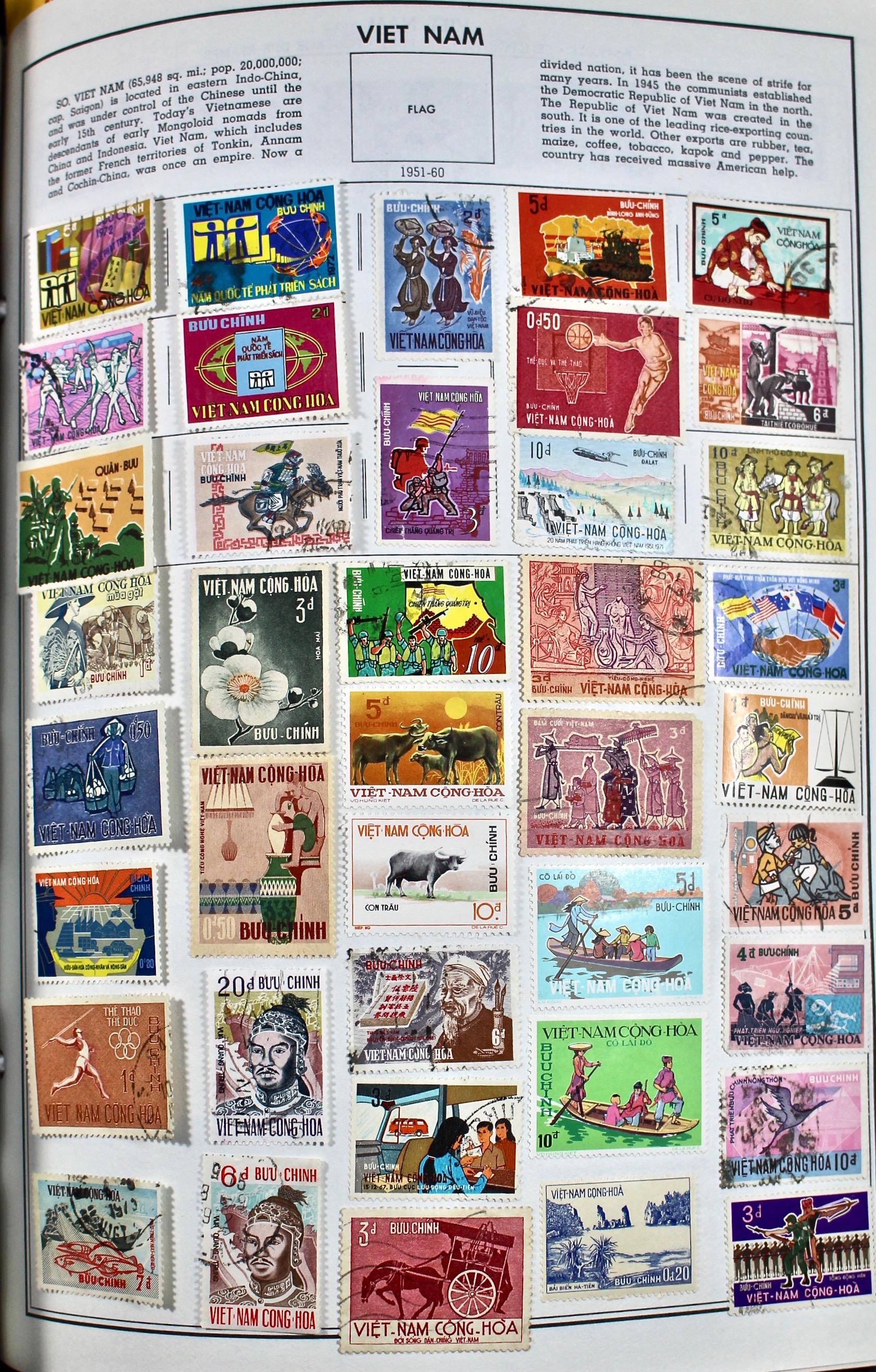 Two Volume Collection of "Standard World Stamp Album"