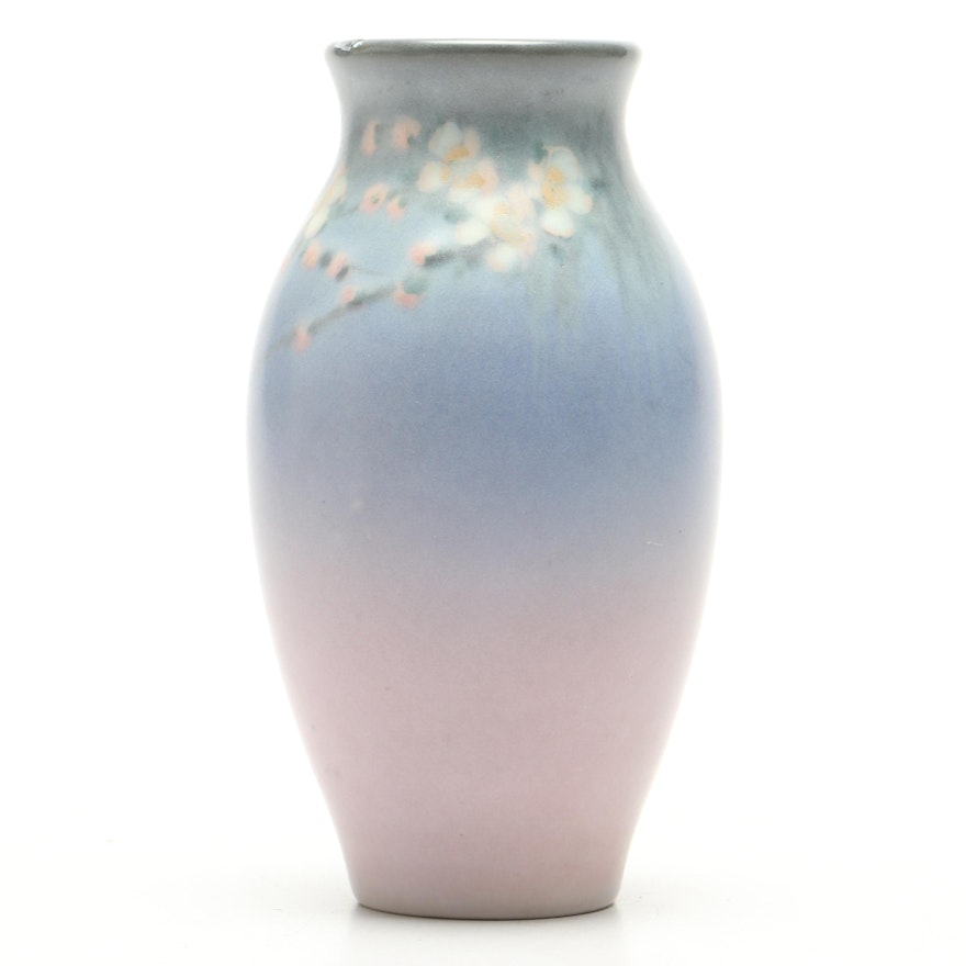 E.T. Hurley Rookwood Pottery Vellum Glazed Vase, 1928