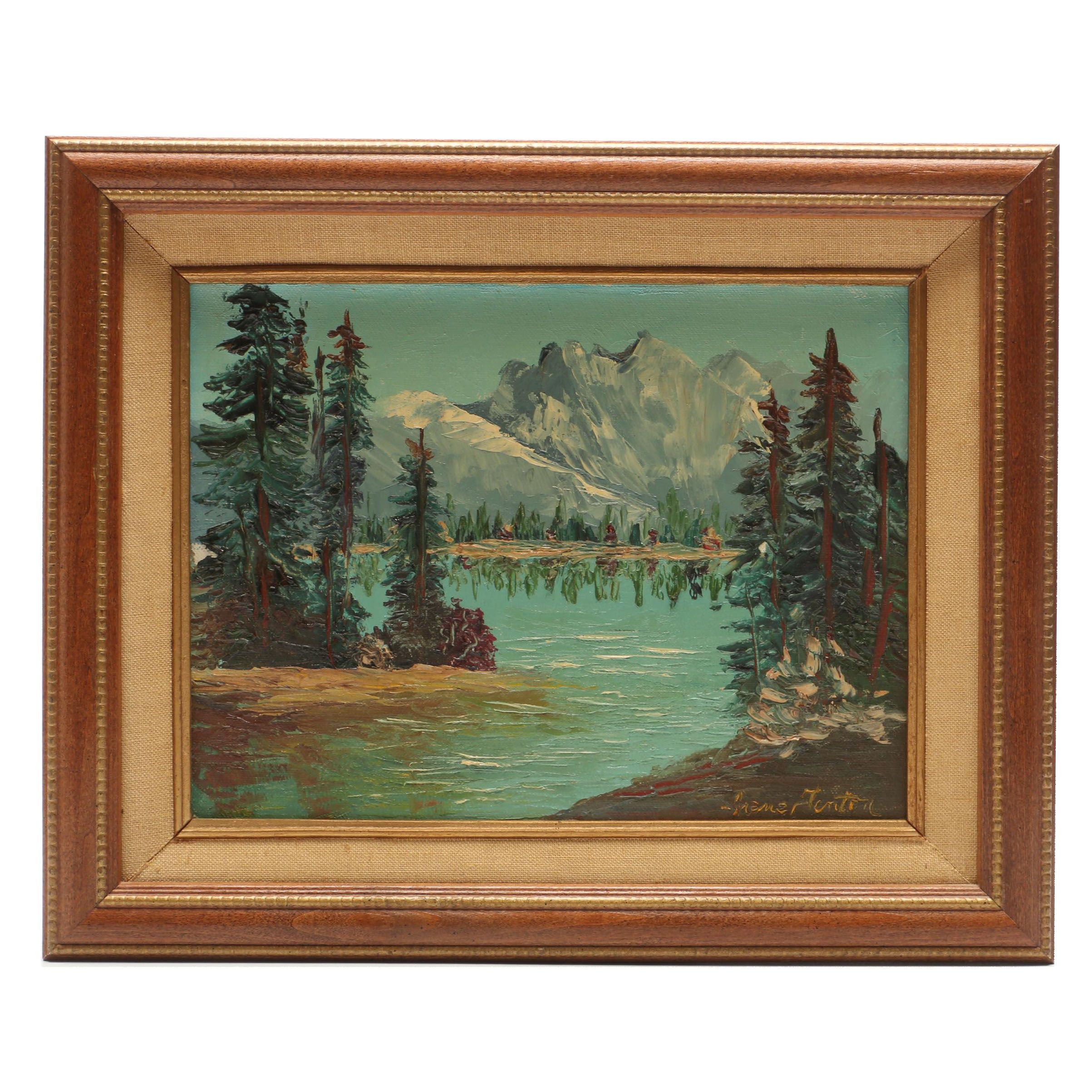 Irene Fenton Oil Painting "Mountain Vista"