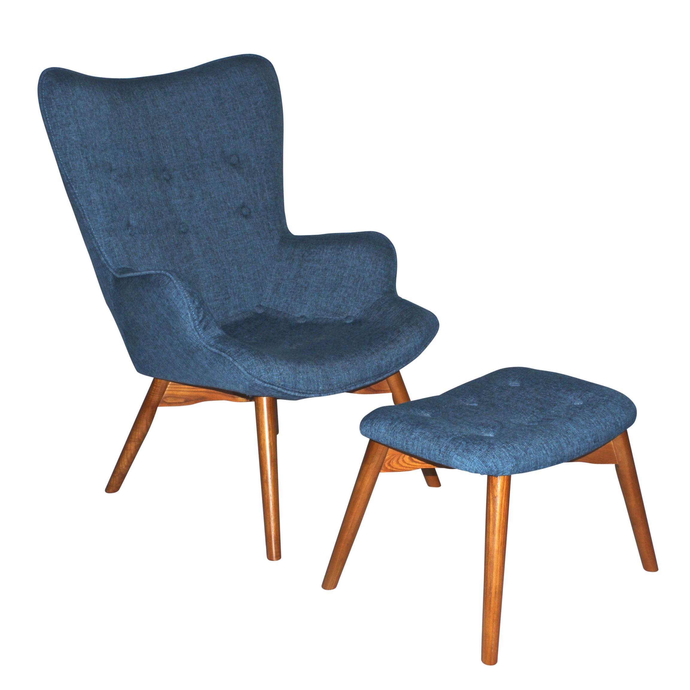 Linyi Tiancai Timber Co.,Ltd. Armchair and Ottoman, Contemporary