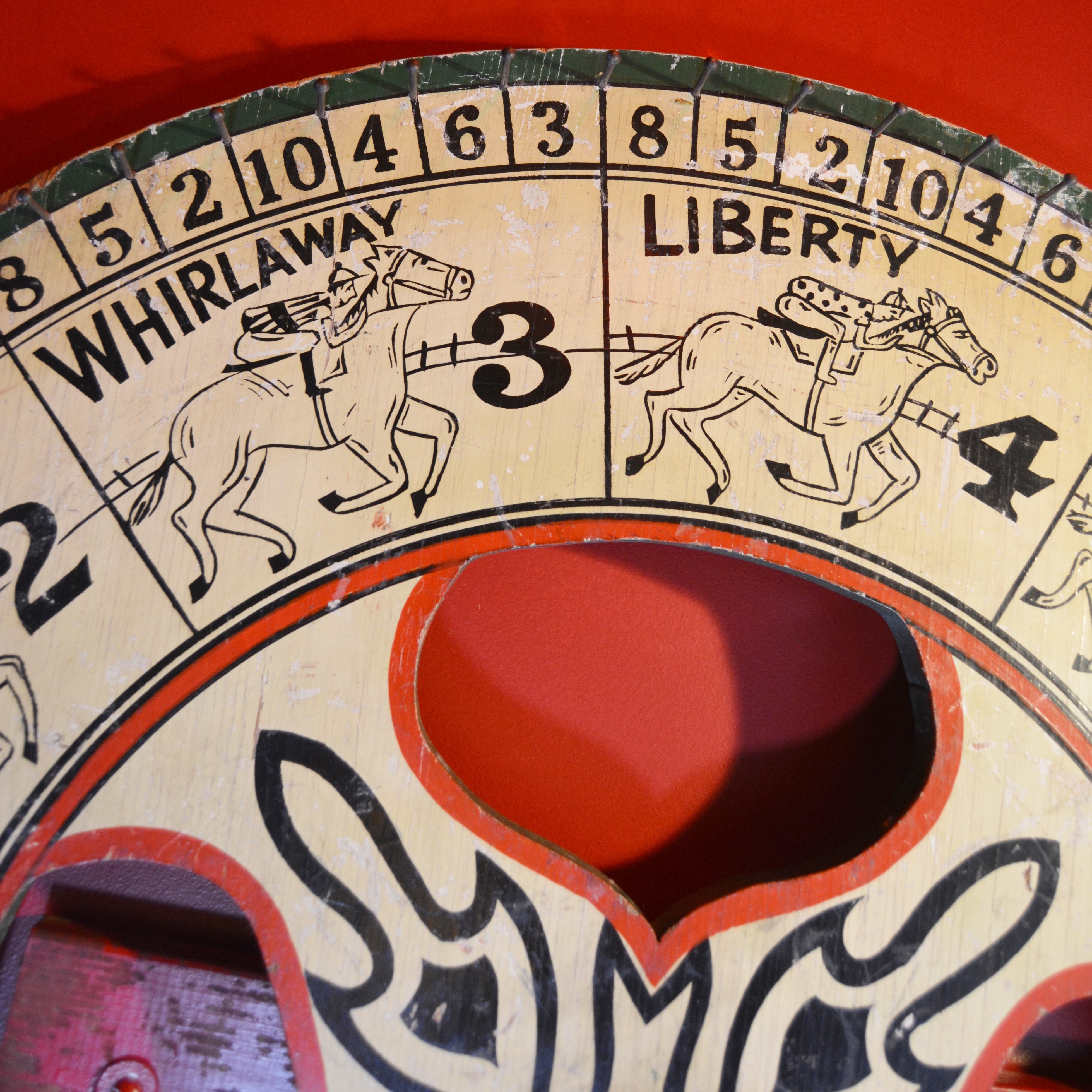 Vintage Horse Racing Gaming Wheel