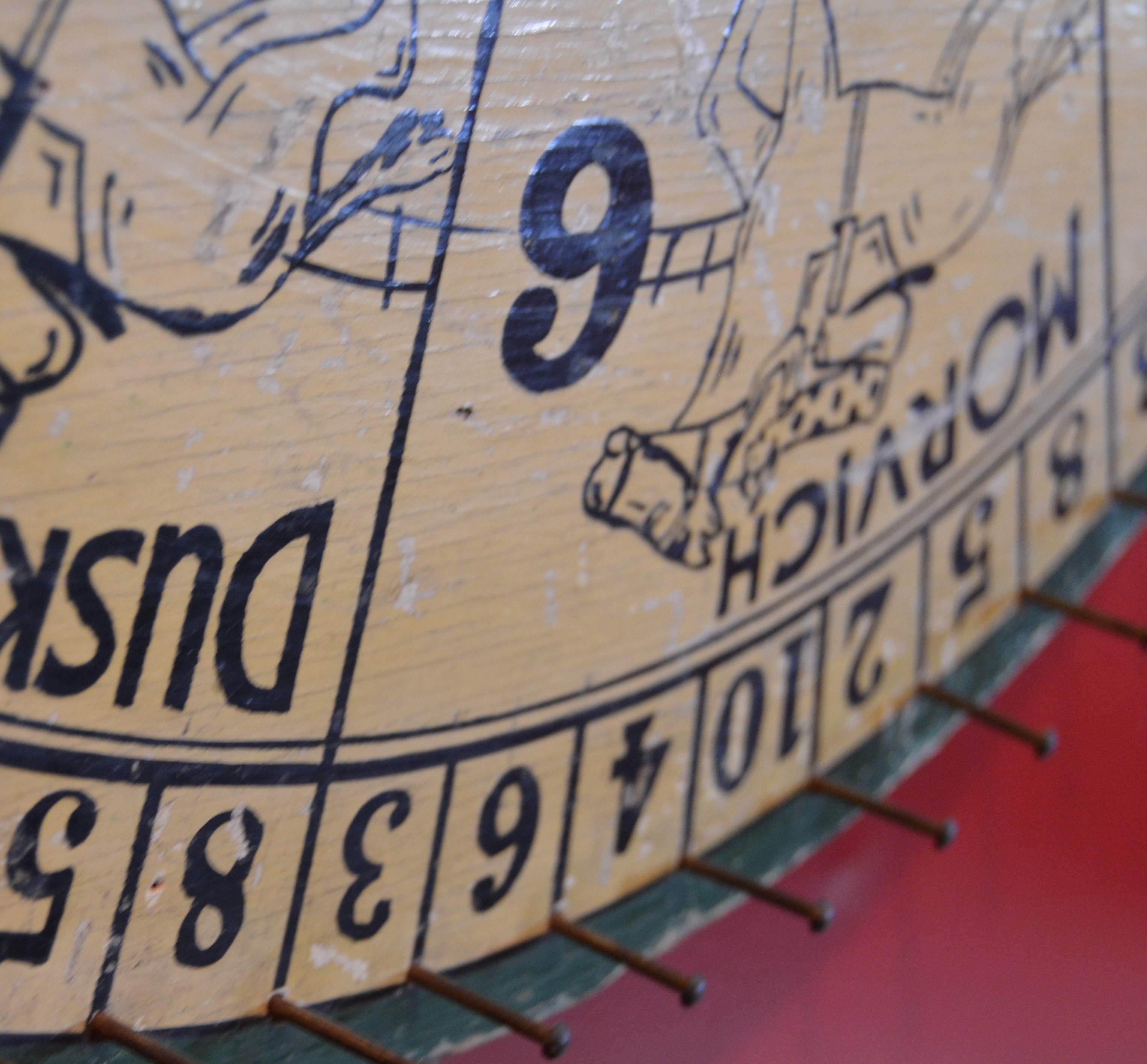 Vintage Horse Racing Gaming Wheel