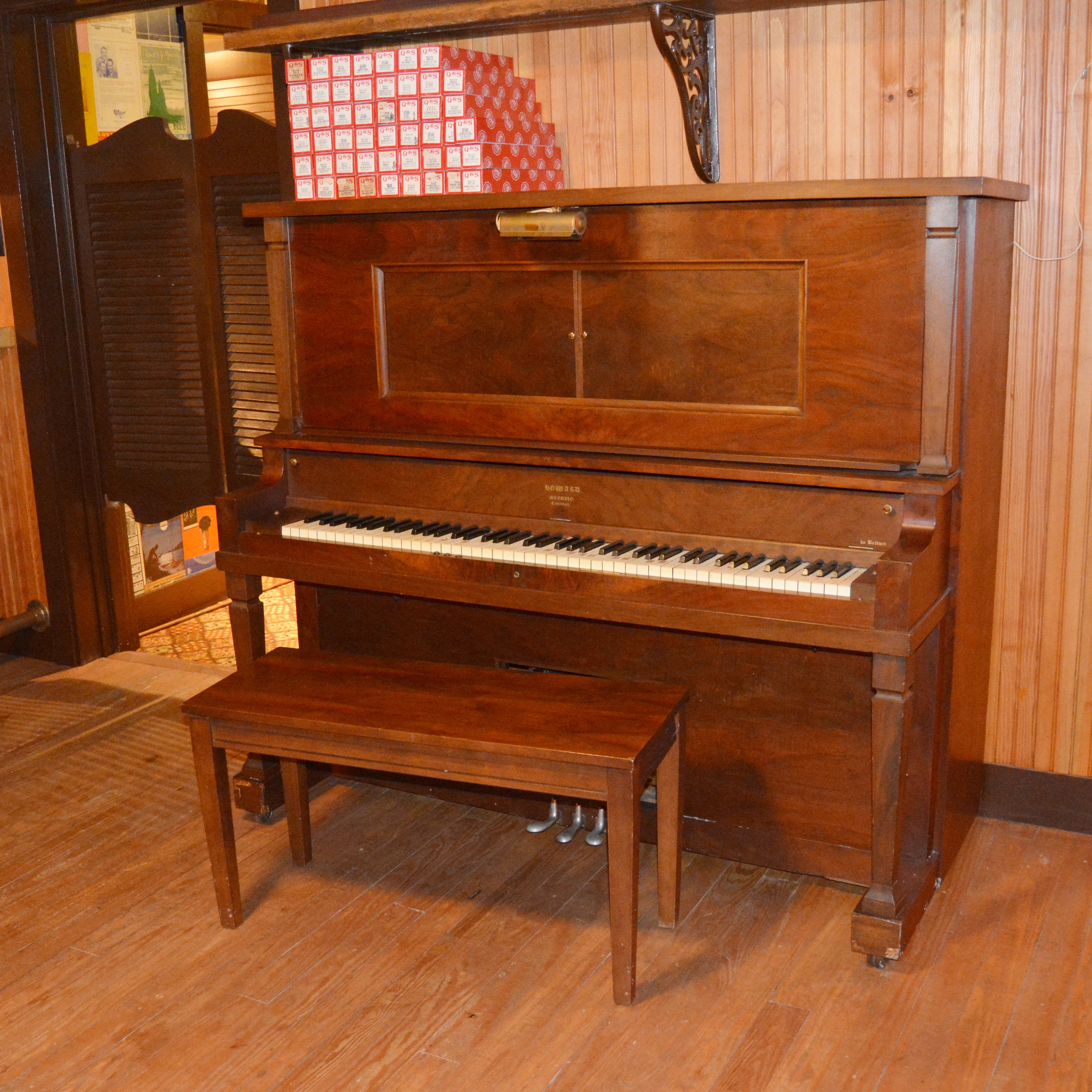 Howard Manualo Player Piano by Baldwin and Bench, Circa 1920s