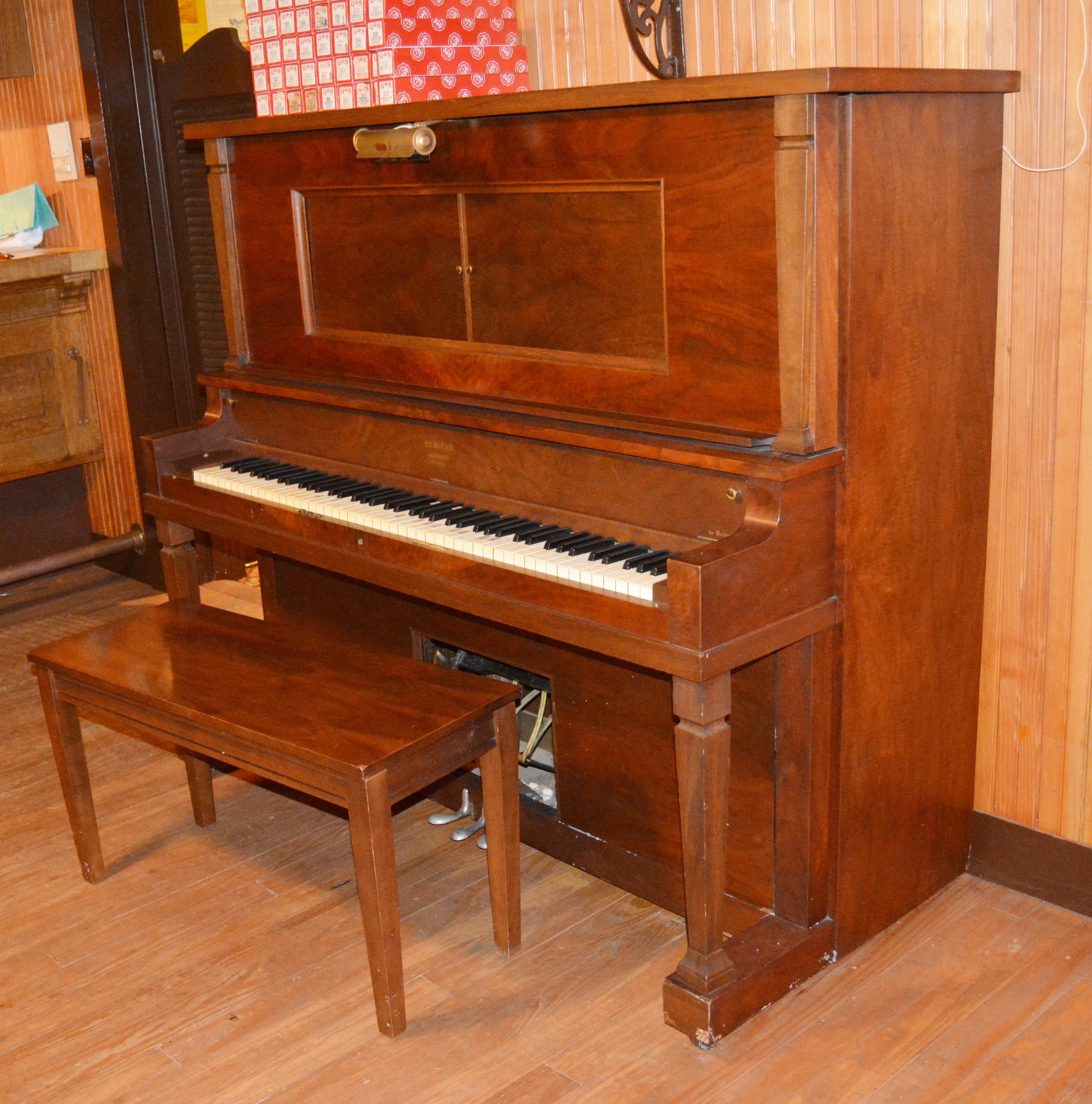 Howard Manualo Player Piano by Baldwin and Bench, Circa 1920s