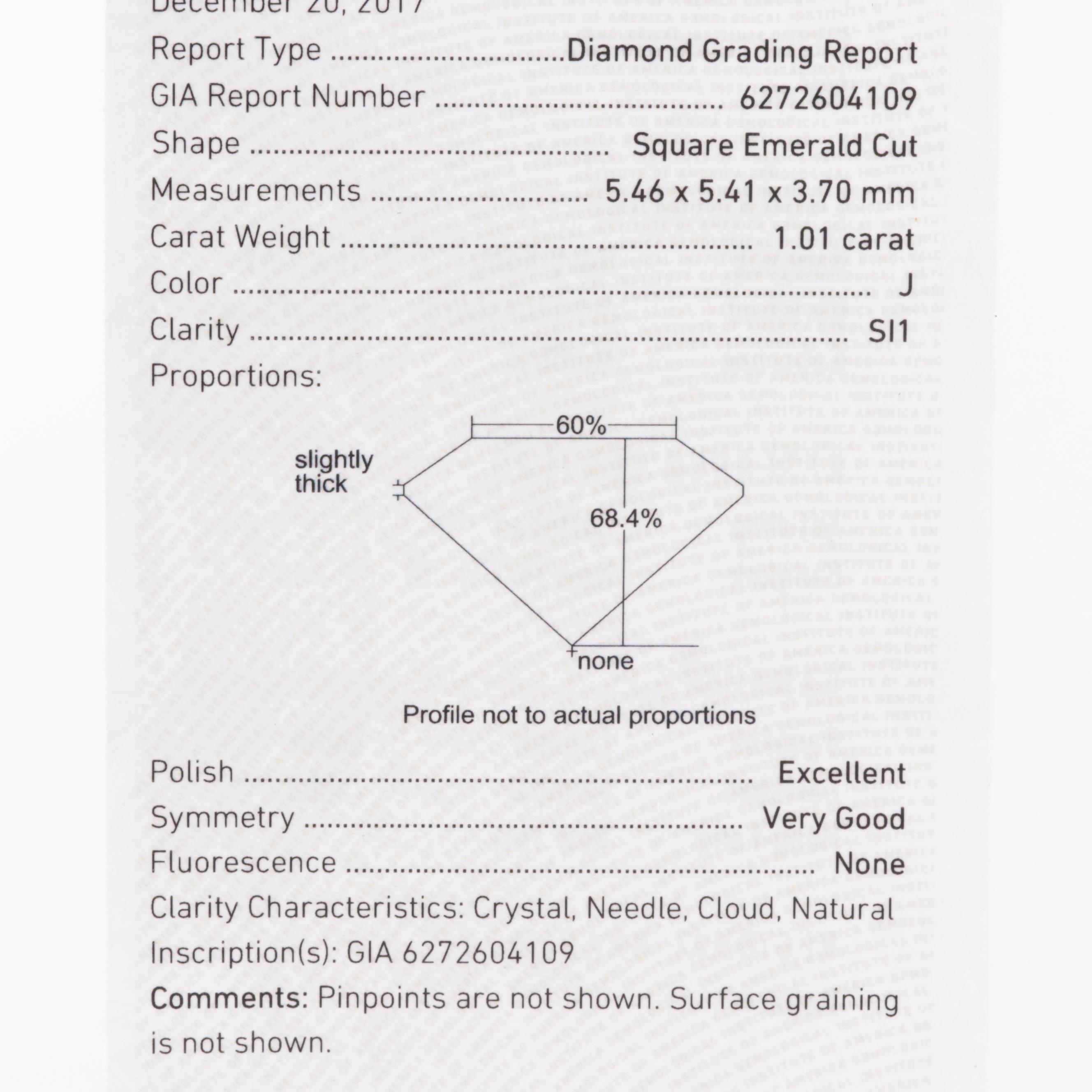14K White Gold 1.76 CTW Diamond Ring Set with GIA Report