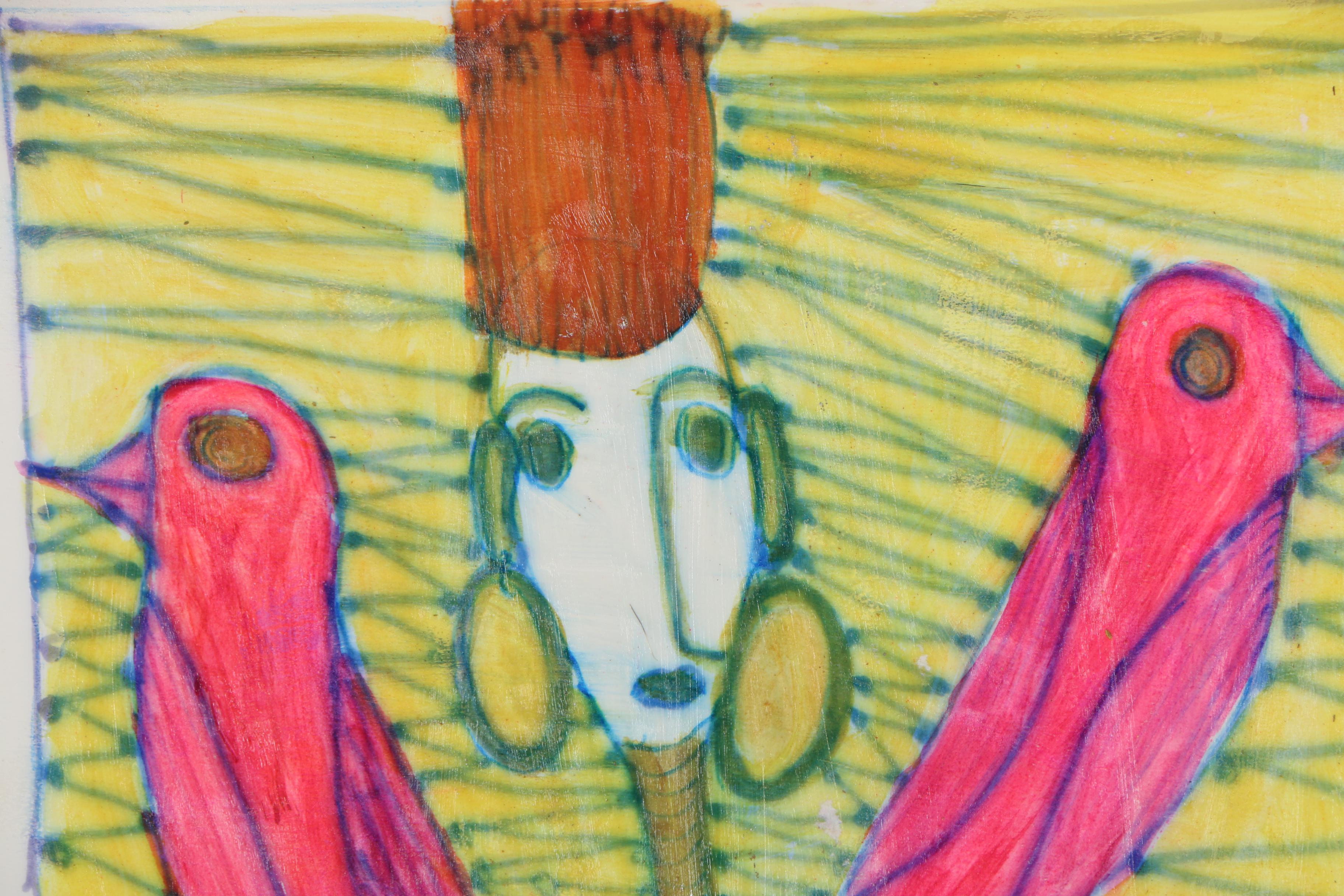 Charles Tullio Mixed Media Paintings