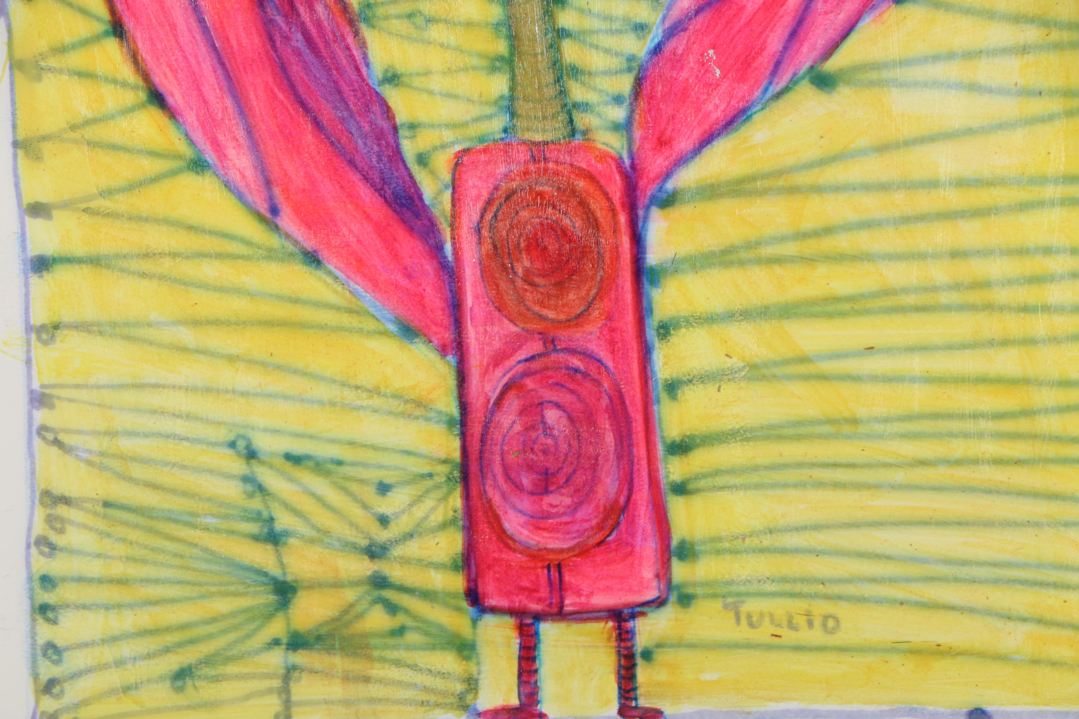 Charles Tullio Mixed Media Paintings